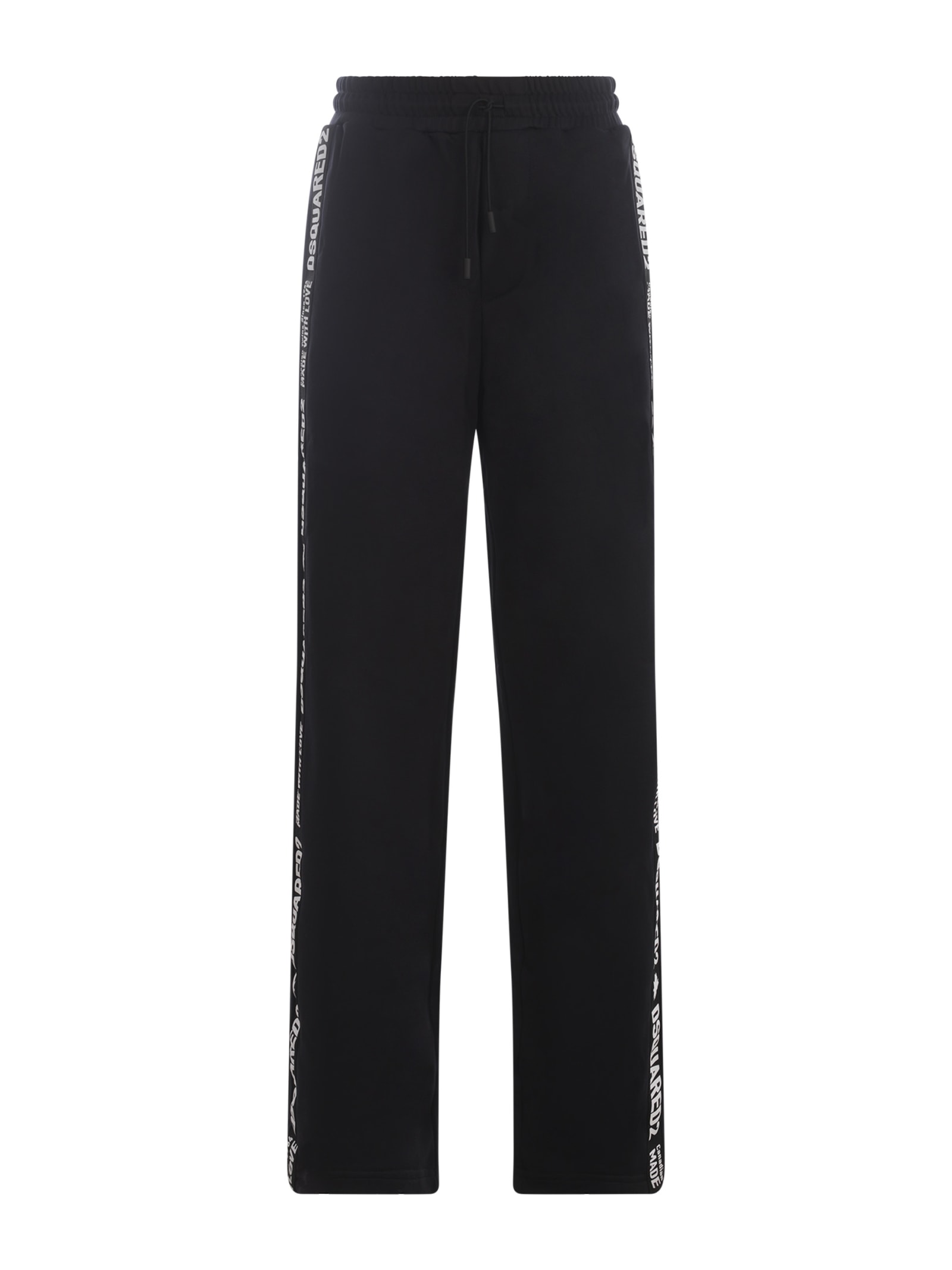Dsquared2 Trousers  In Nylon In Nero
