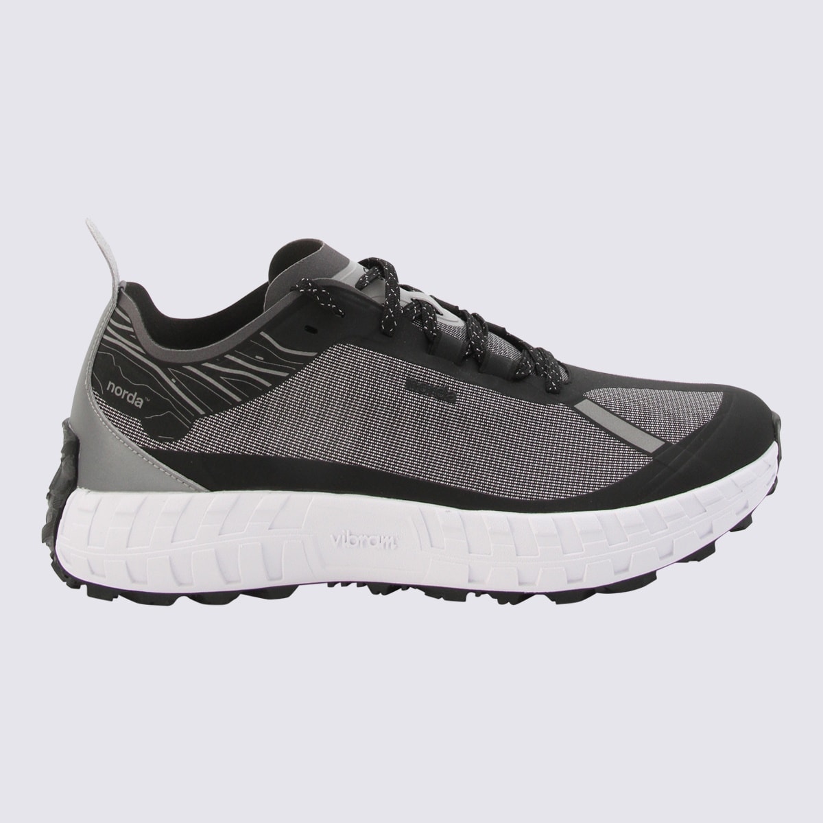 Shop Norda Grey The 001 W Blk Sneakers In Black