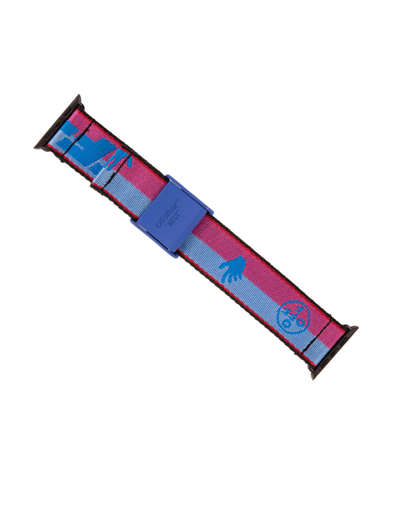 Off-White Blue And Fucsia Iwatch 2.0 Industrial Belt Band