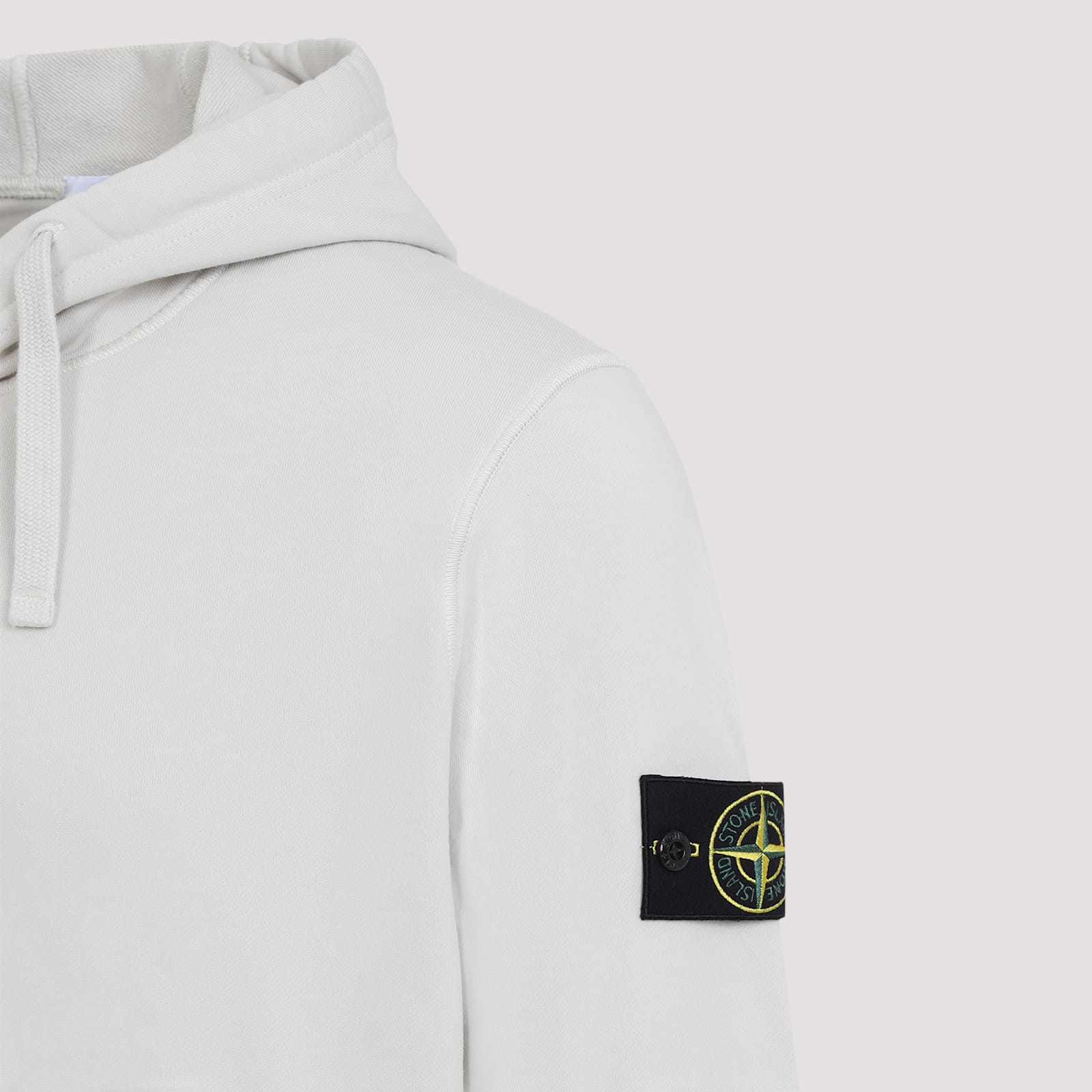 STONE ISLAND COMPASS PATCH DRAWSTRING HOODIE