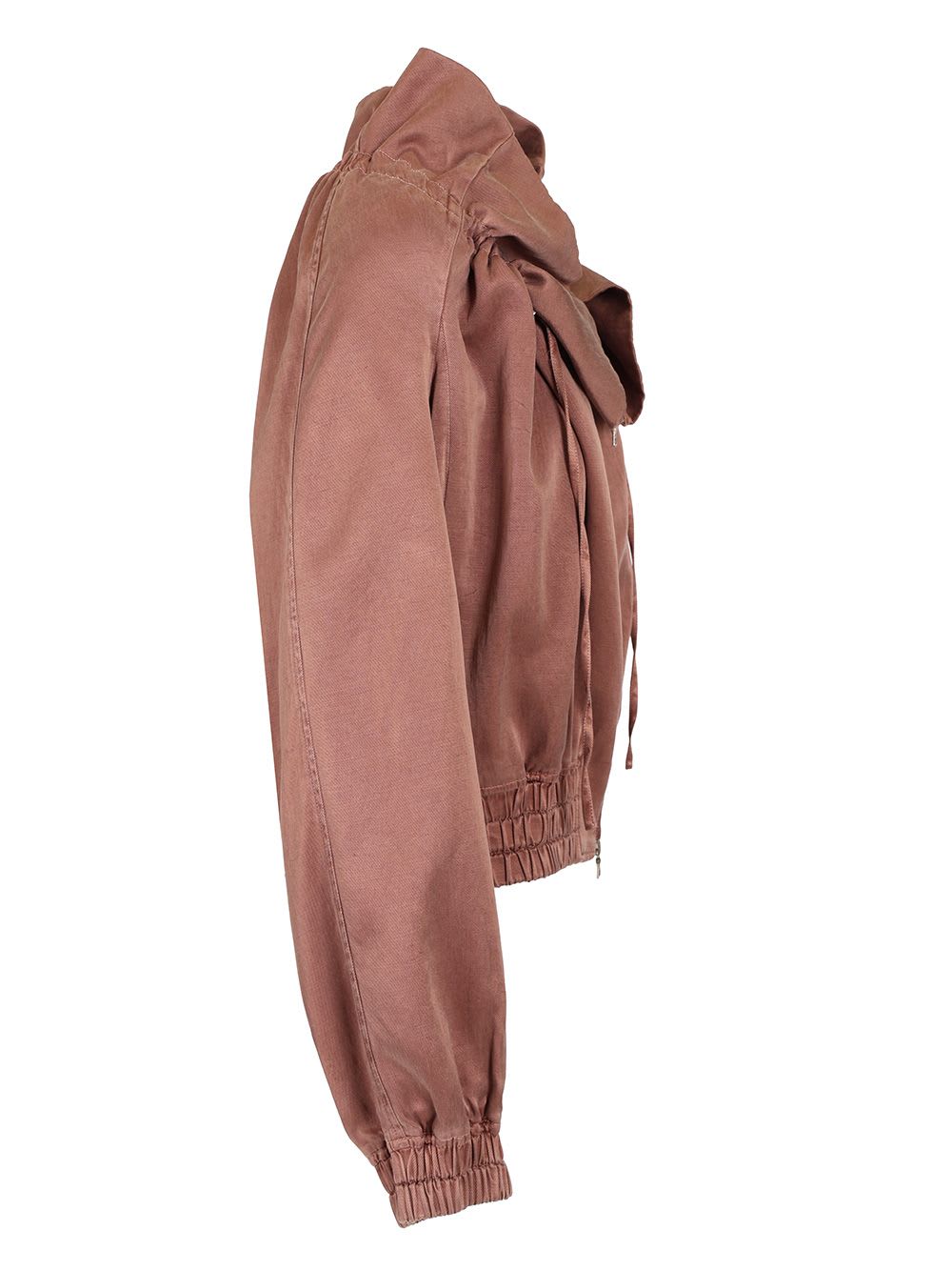 Dries Van Noten Blouson Cocoon Jacket In Taupe