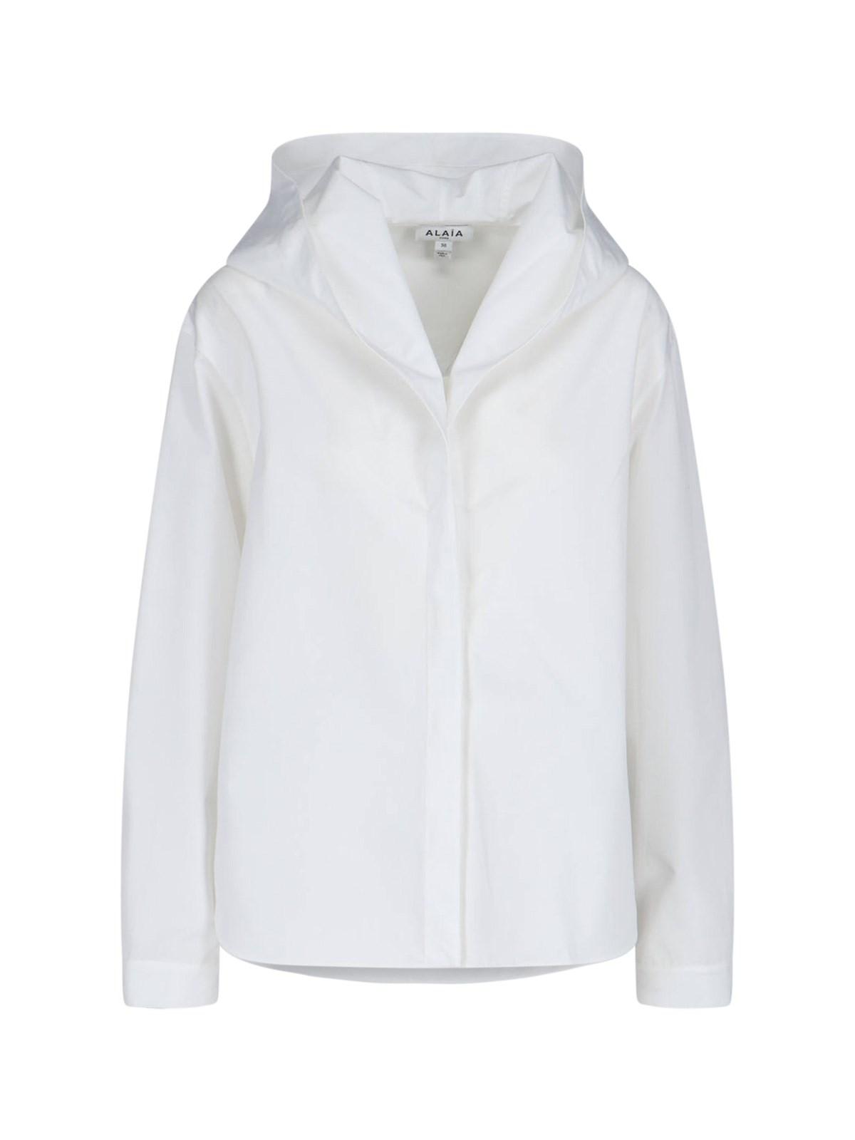 ALAÏA HOODED SHIRT
