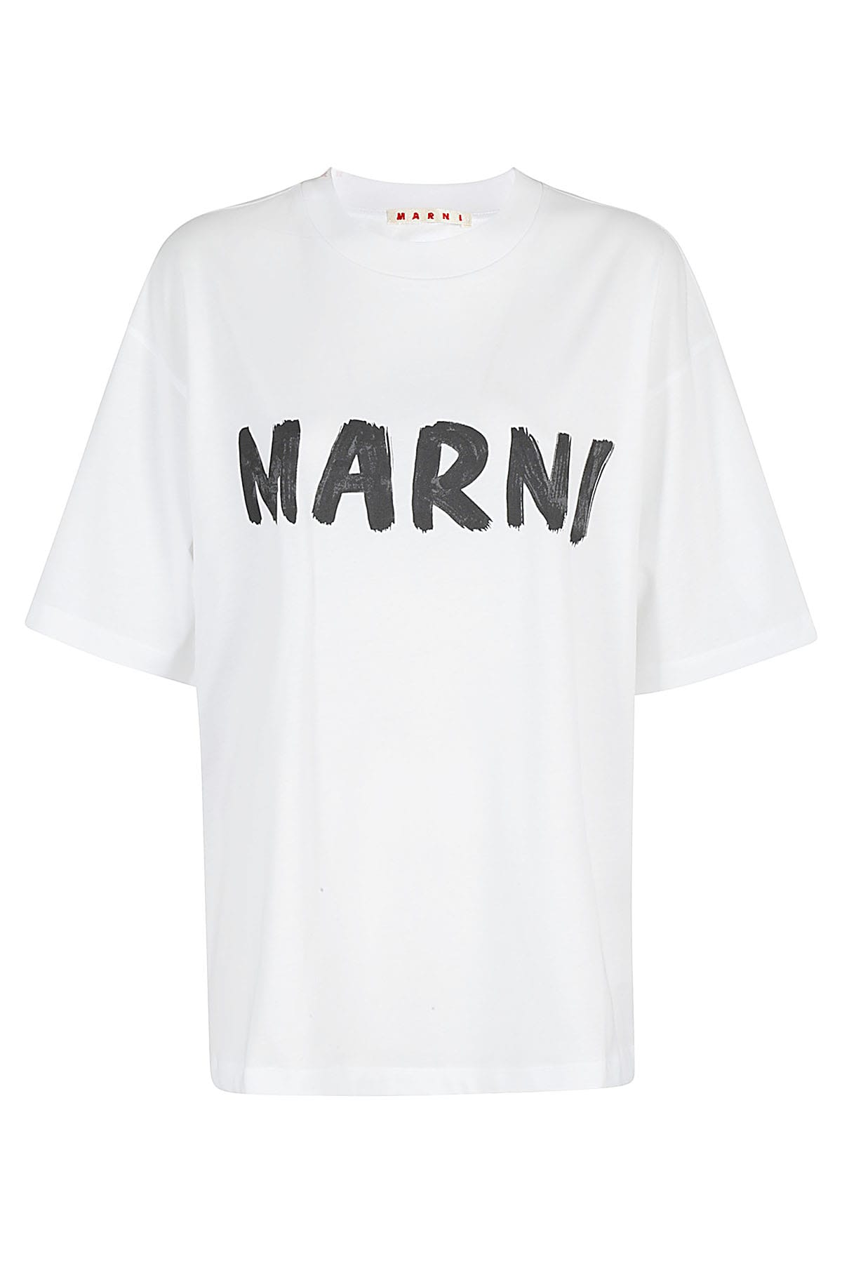Shop Marni T Shirt In Lily White