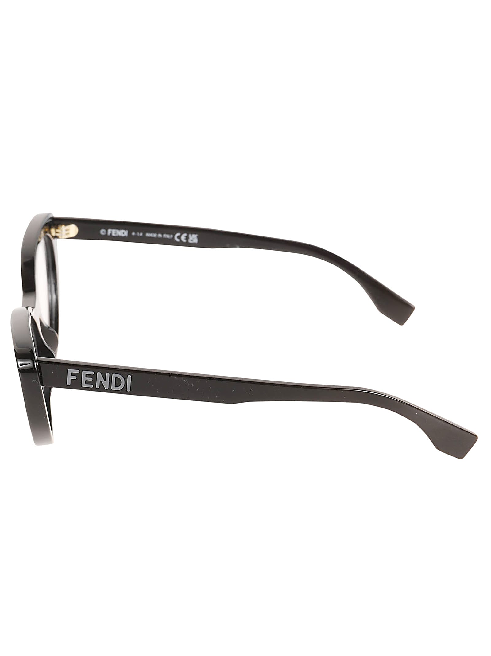 Fendi Cat-eye Classic Glasses In 001 - Black