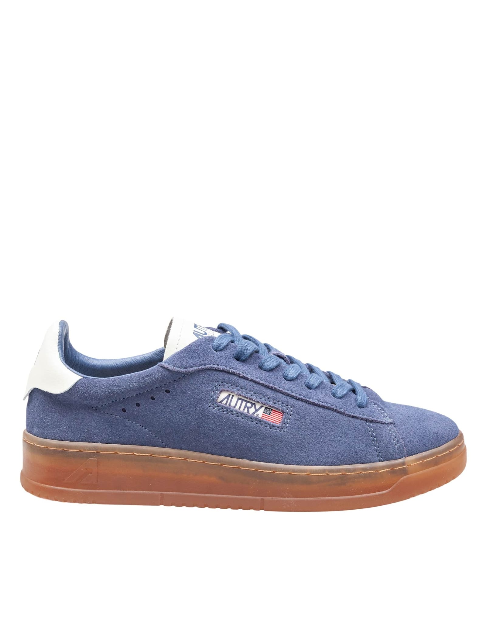 Autry Sneakers Dallas Suede Sneakers Color Pacific Blue In Purple