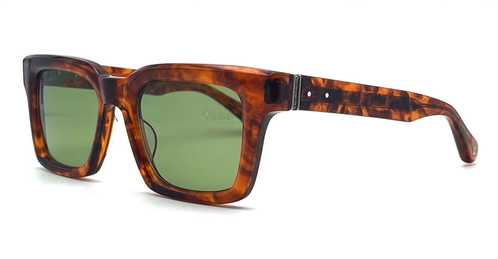 Shop Matsuda M1033 - Matte Walnut Sunglasses In Brown Tortoise