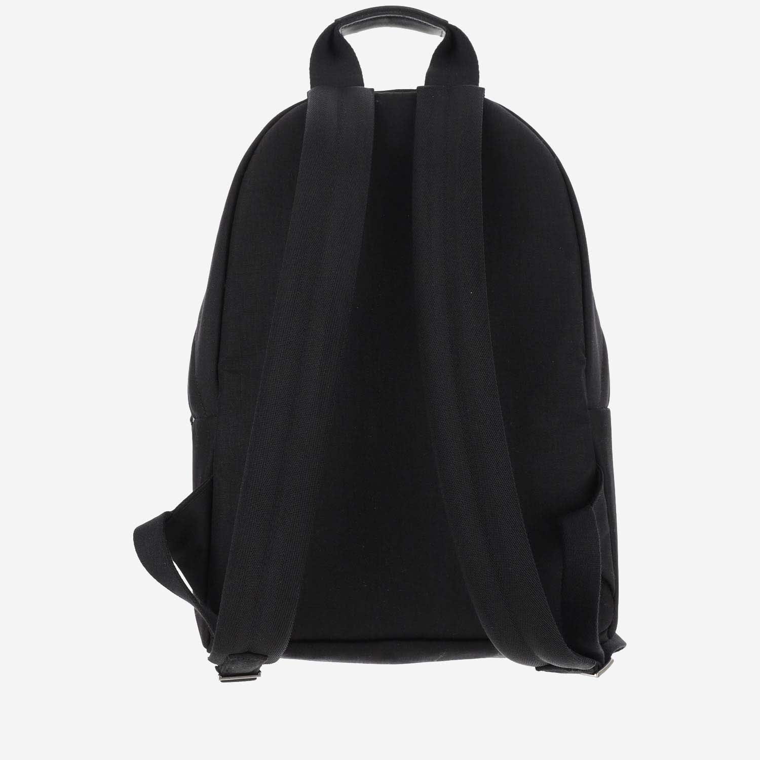 Shop Palm Angels Canvas Backpack With Logo In Black