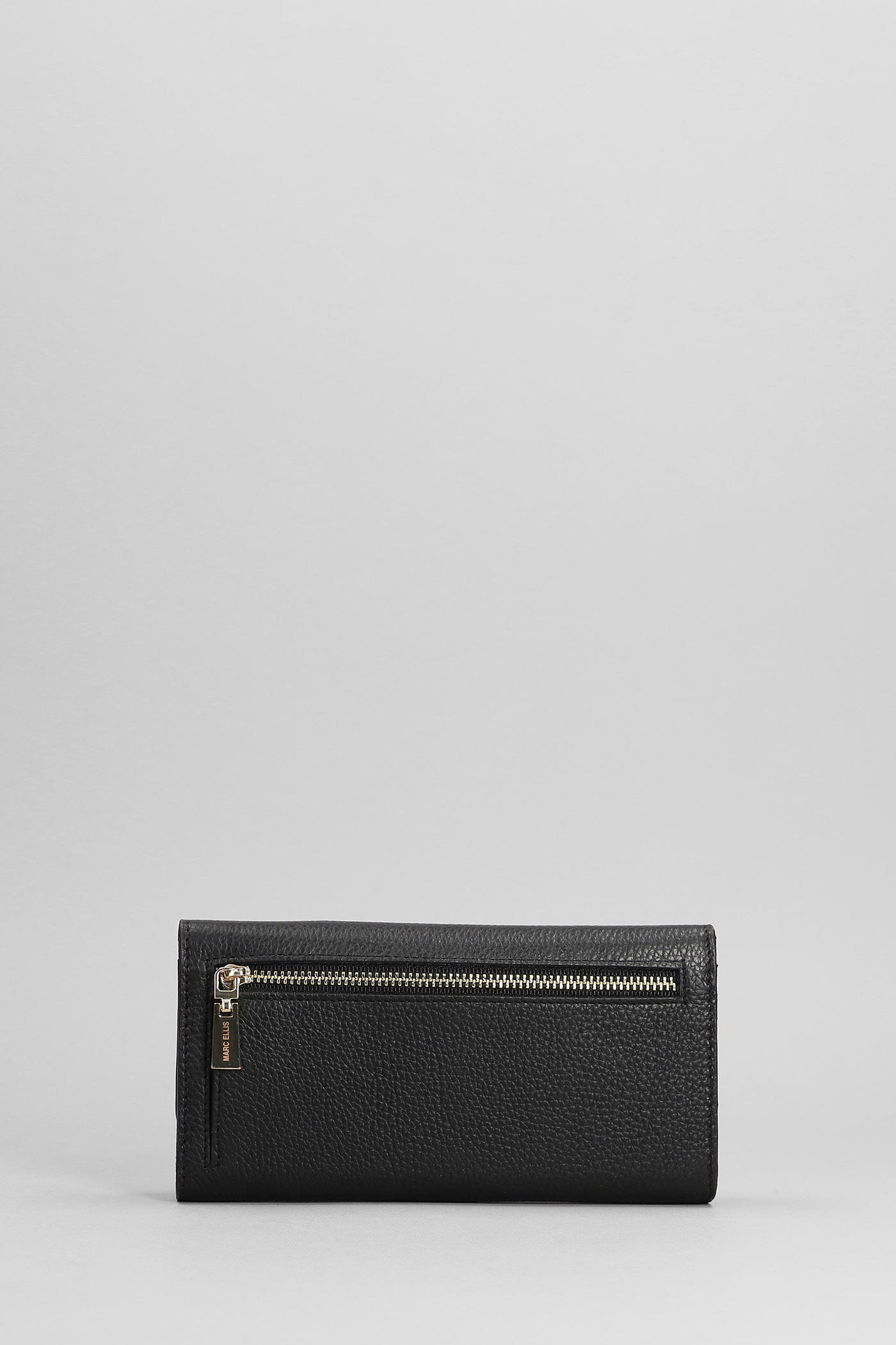 Shop Marc Ellis Ariel Wallet In Black Faux Leather