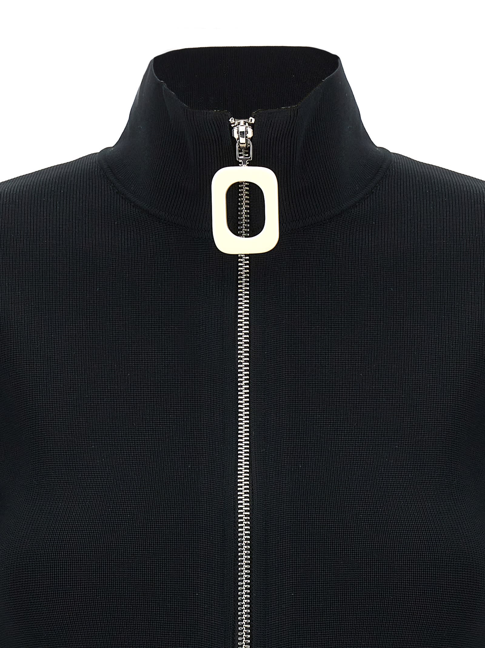 Shop Jw Anderson Jwa Cardigan In Black