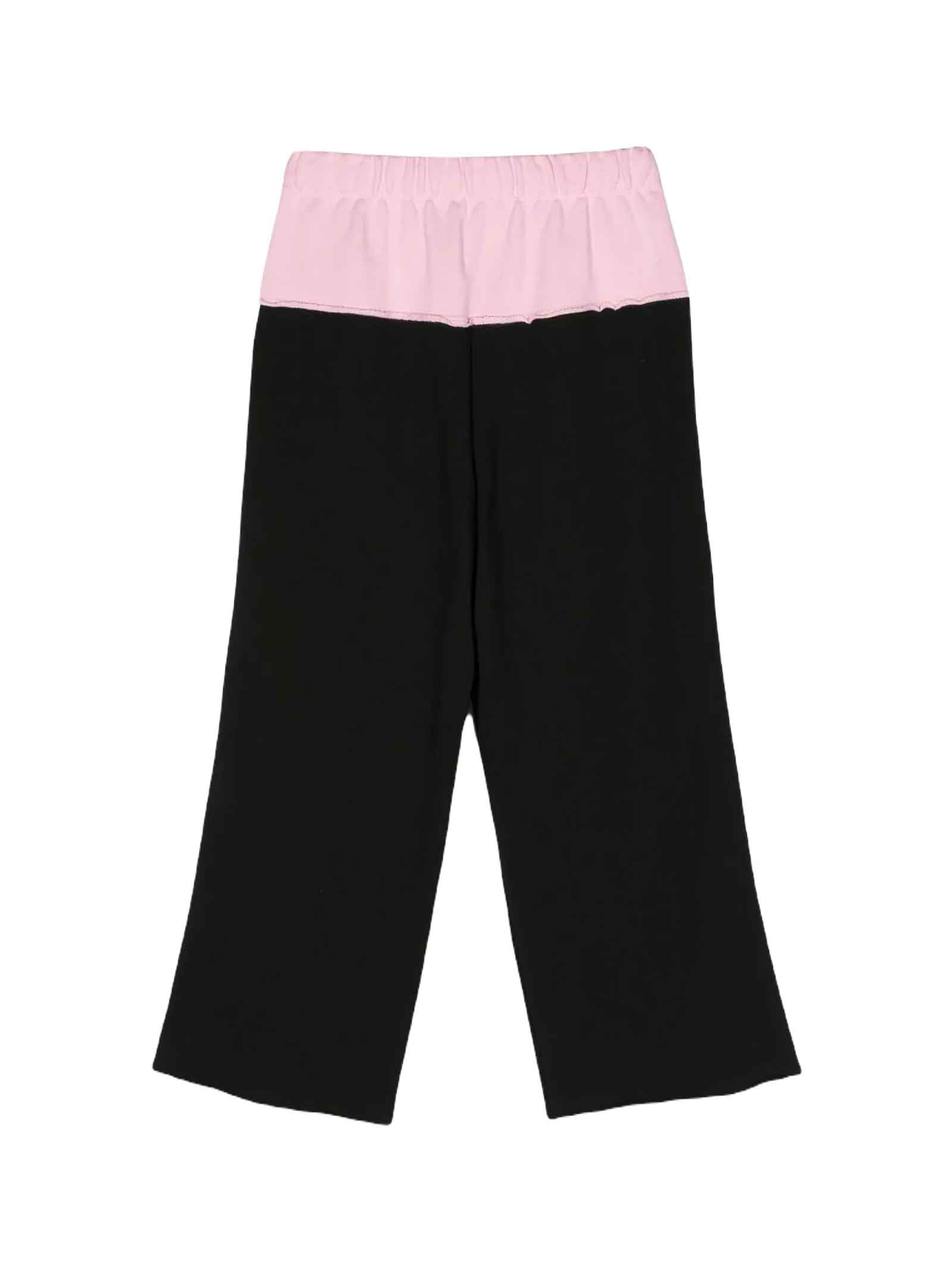Shop N°21 Black Trousers Girl Nº21 Kids. In Nero