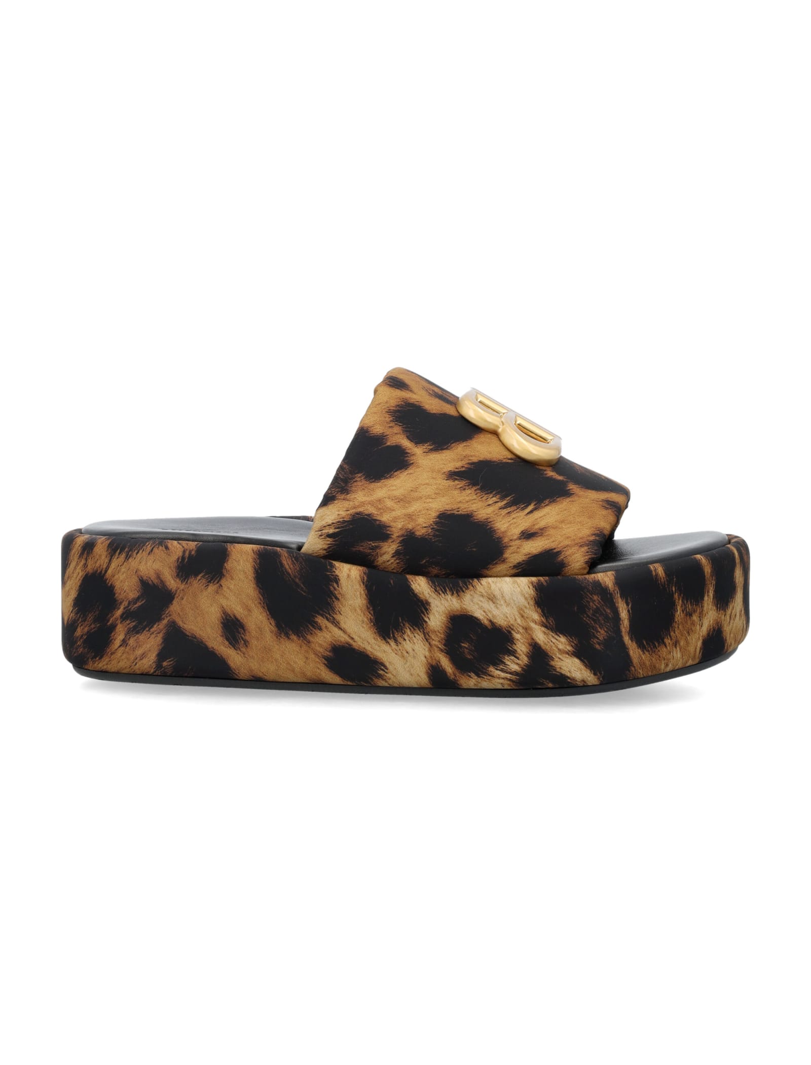 Shop Balenciaga Rise Slide Bb Leo In Leopardorovntst