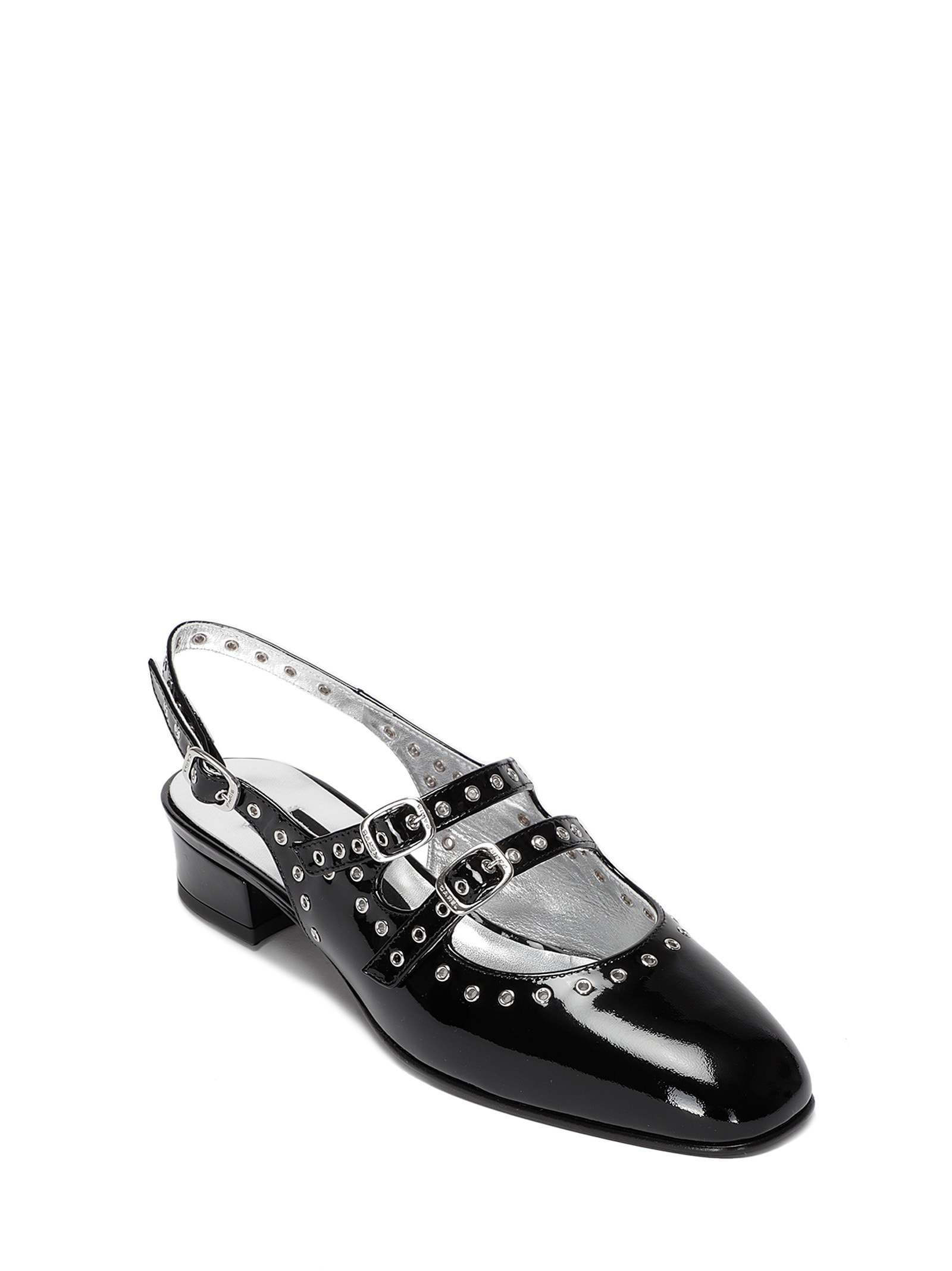 Shop Carel Queen In Black Patent Leather