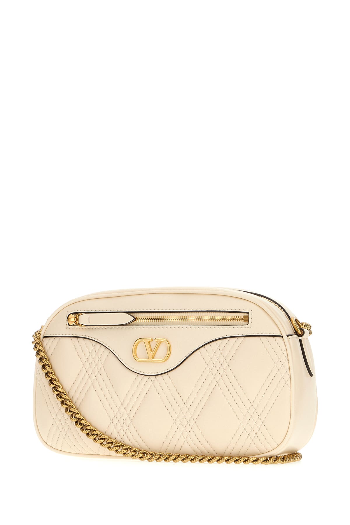 Valentino Garavani Women Quiltie 67 Leather Camera Bag In