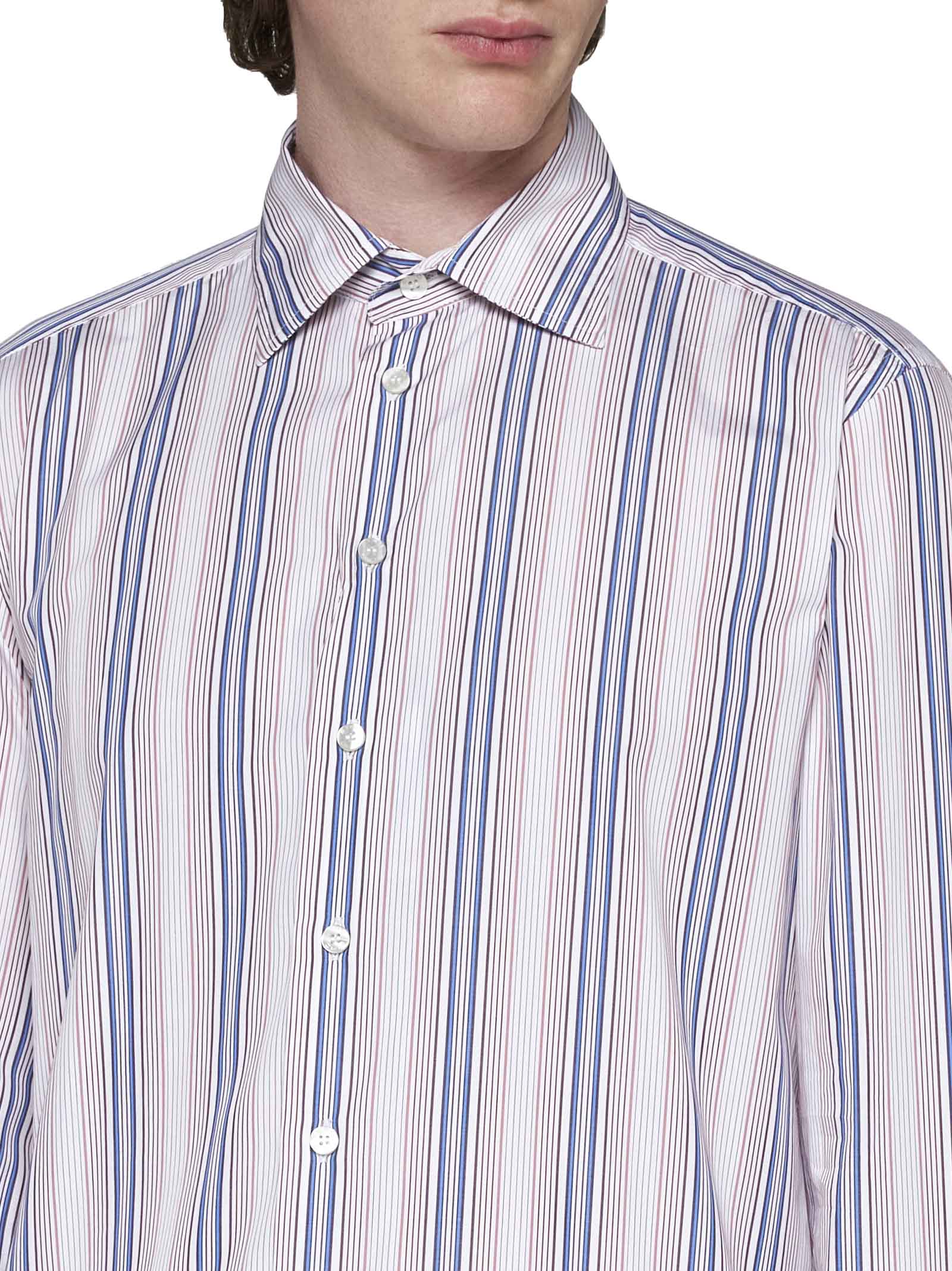 Shop Etro Shirt In Rigato