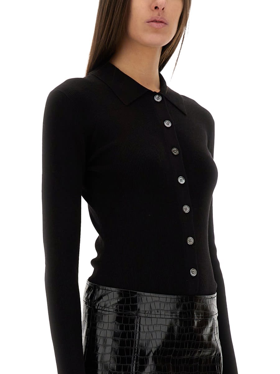 Michael Kors Cashmere Cardigan In Black