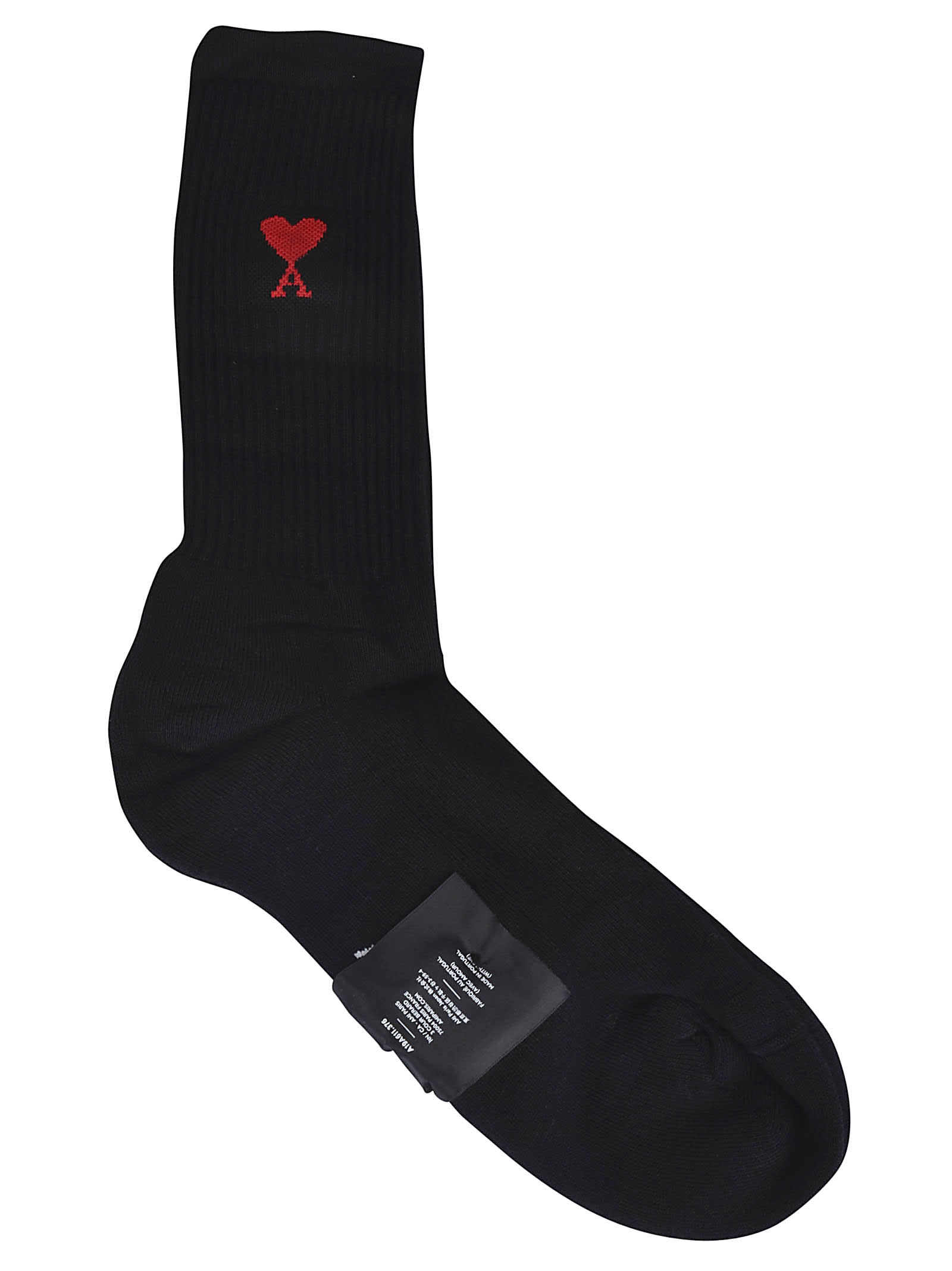 Ami Alexandre Mattiussi Logo Socks In Multico | ModeSens