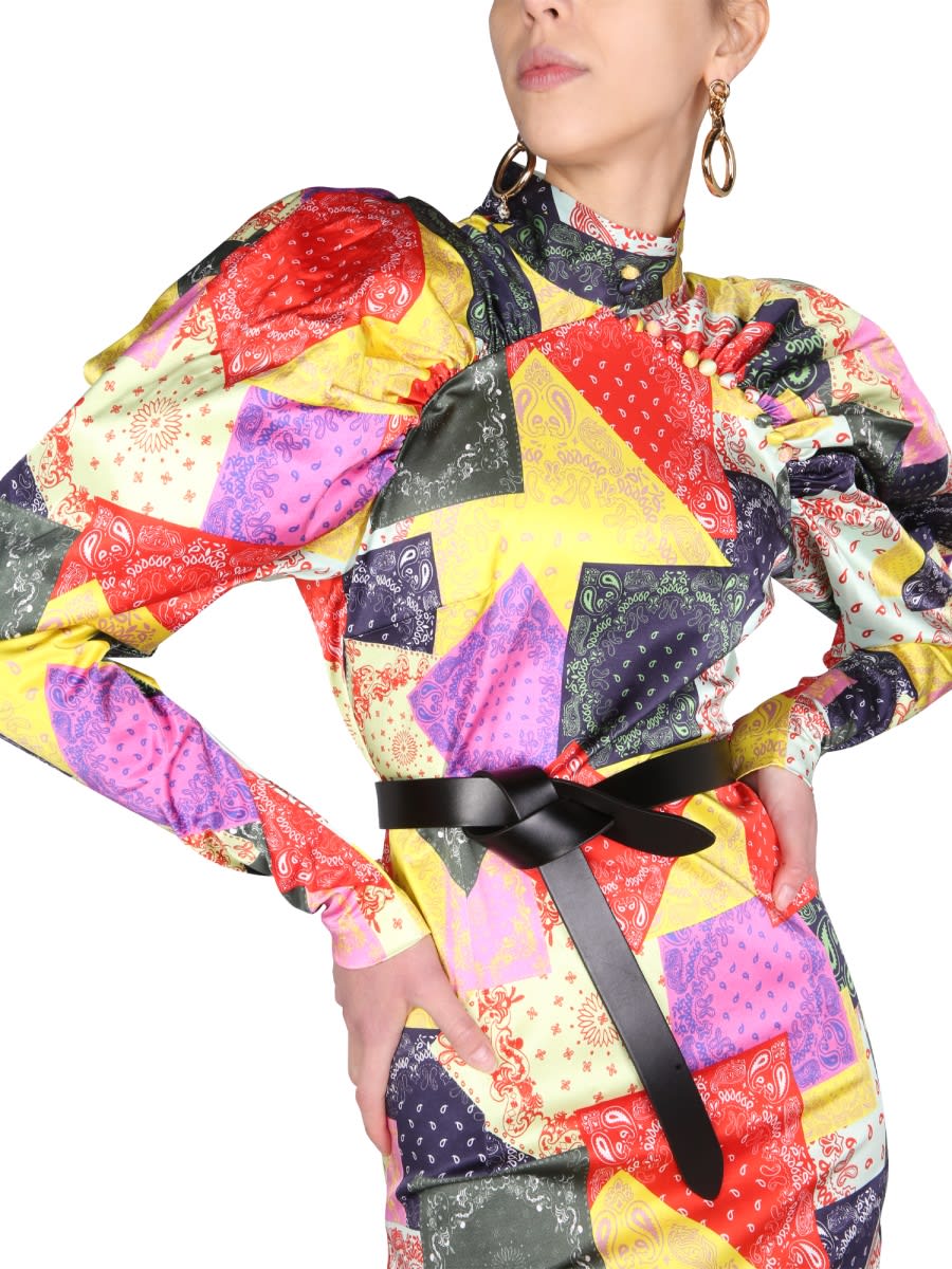 Shop Rotate Birger Christensen Kim Dress In Multicolour