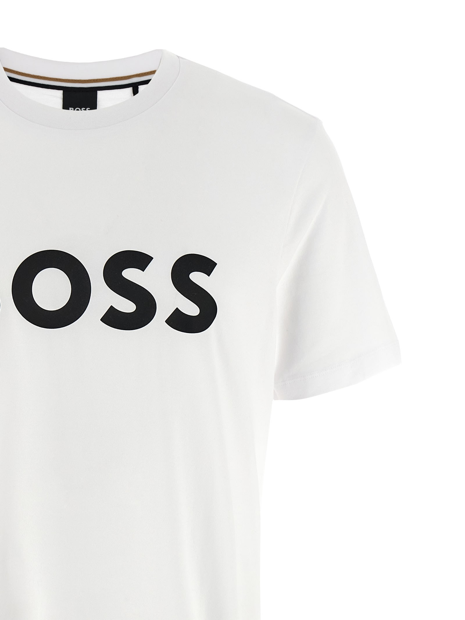 Hugo Boss Logo-print Crew-neck T-shirt