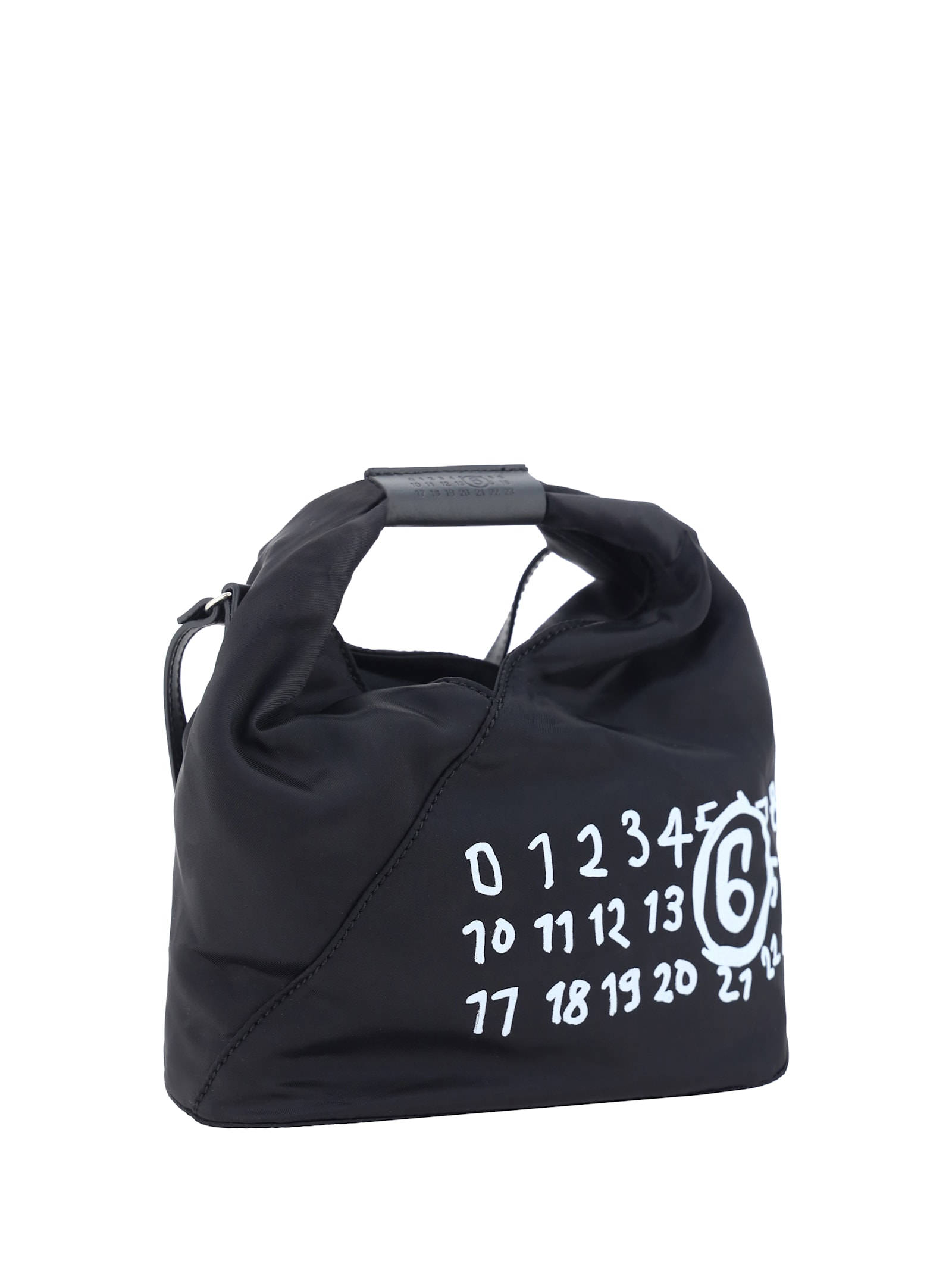 Shop Mm6 Maison Margiela Japanese Shoulder Bag In Black