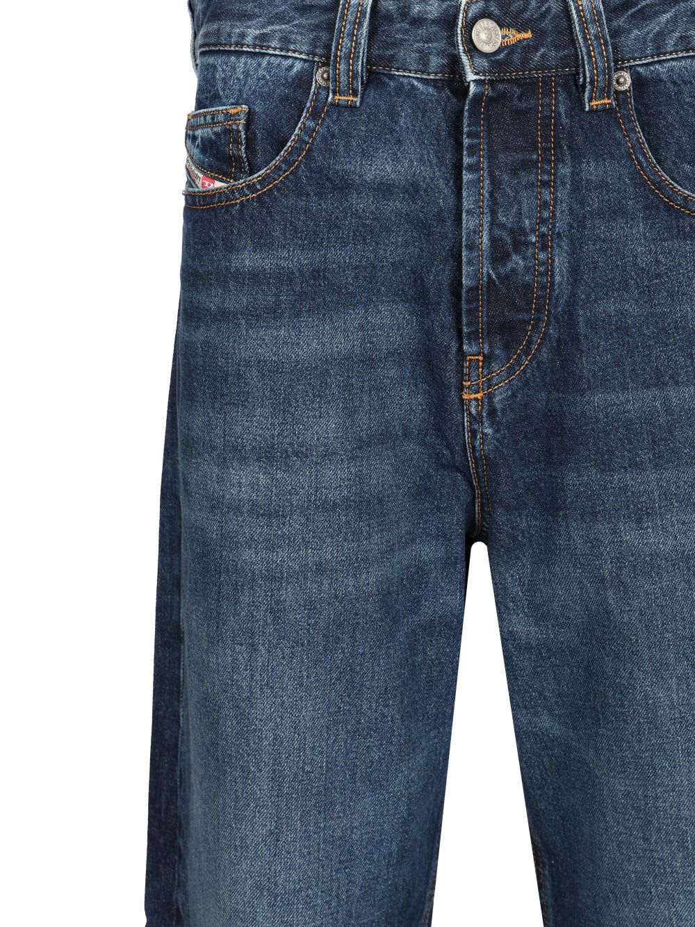 Diesel Straight Cotton Denim Trousers