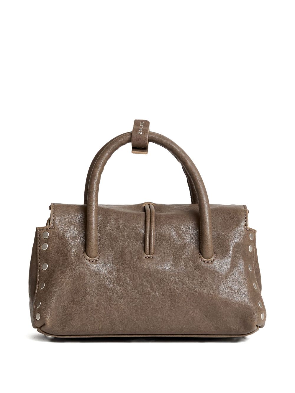 Zanellato Dotta Tabacco Baby Small Leather Handbag In Neutral