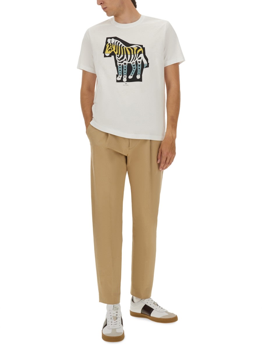 Ps By Paul Smith Ps Paul Smith Regular Fit T-shirt In White