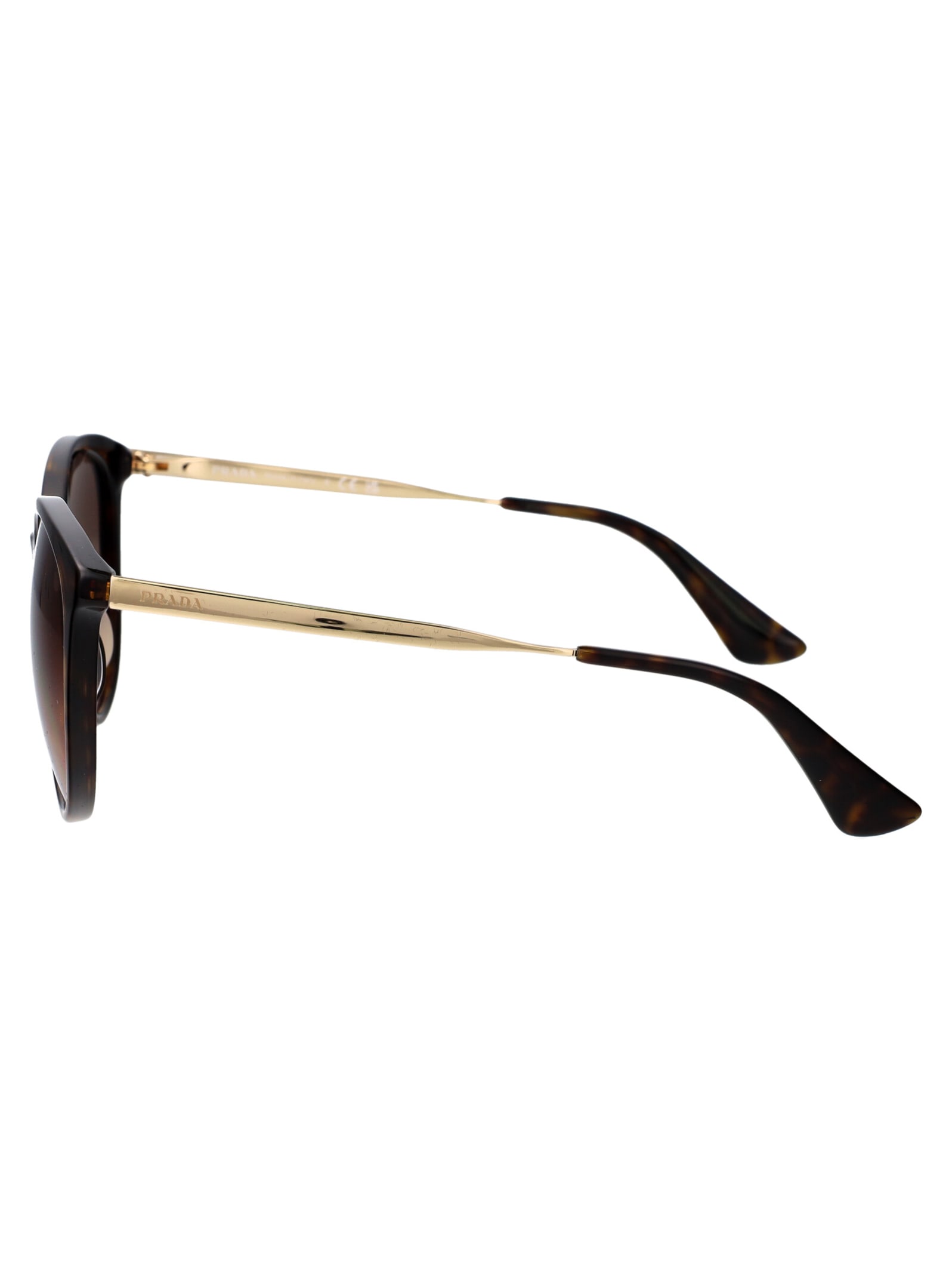 Shop Prada Catwalk Sunglasses In 2au3d0 Havana