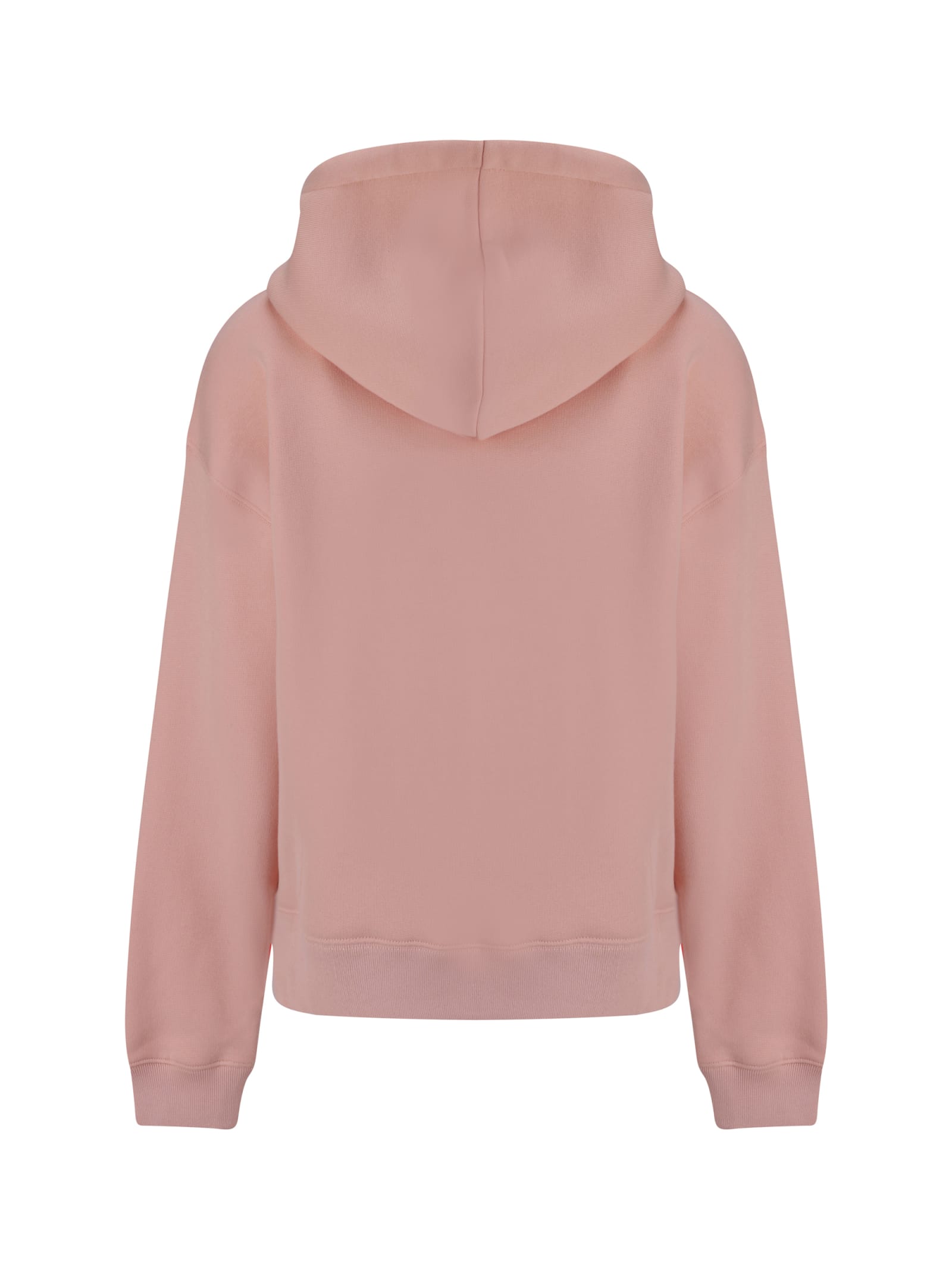 Shop Maison Kitsuné Hoodie In Pasture Rose