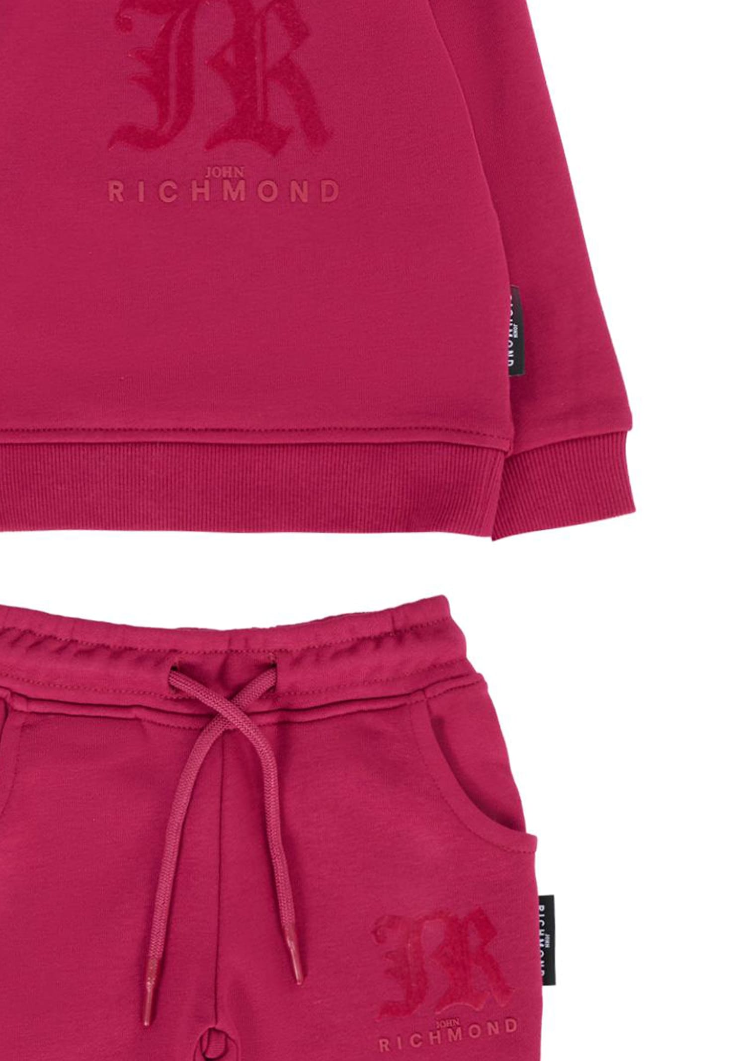 Richmond Red Set For Baby Boy With Logo In Red