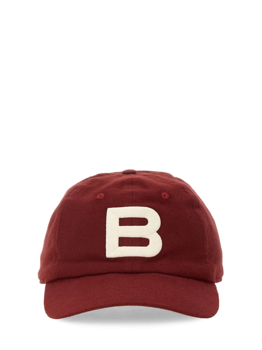 Shop Bally Hat With Logo In Red