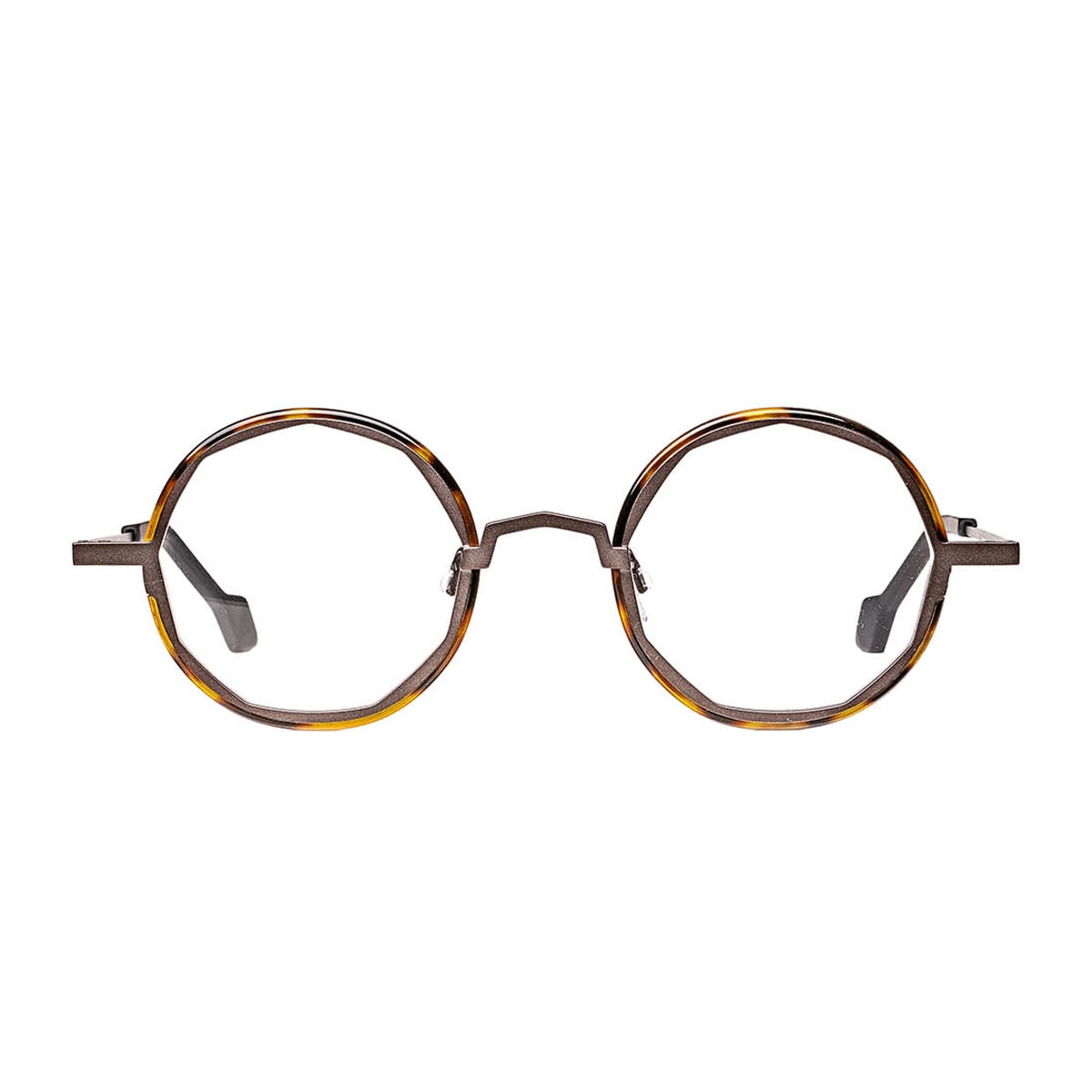 Matttew Comma 1750 Grigio Marrone Tartarugato Glasses In Brown