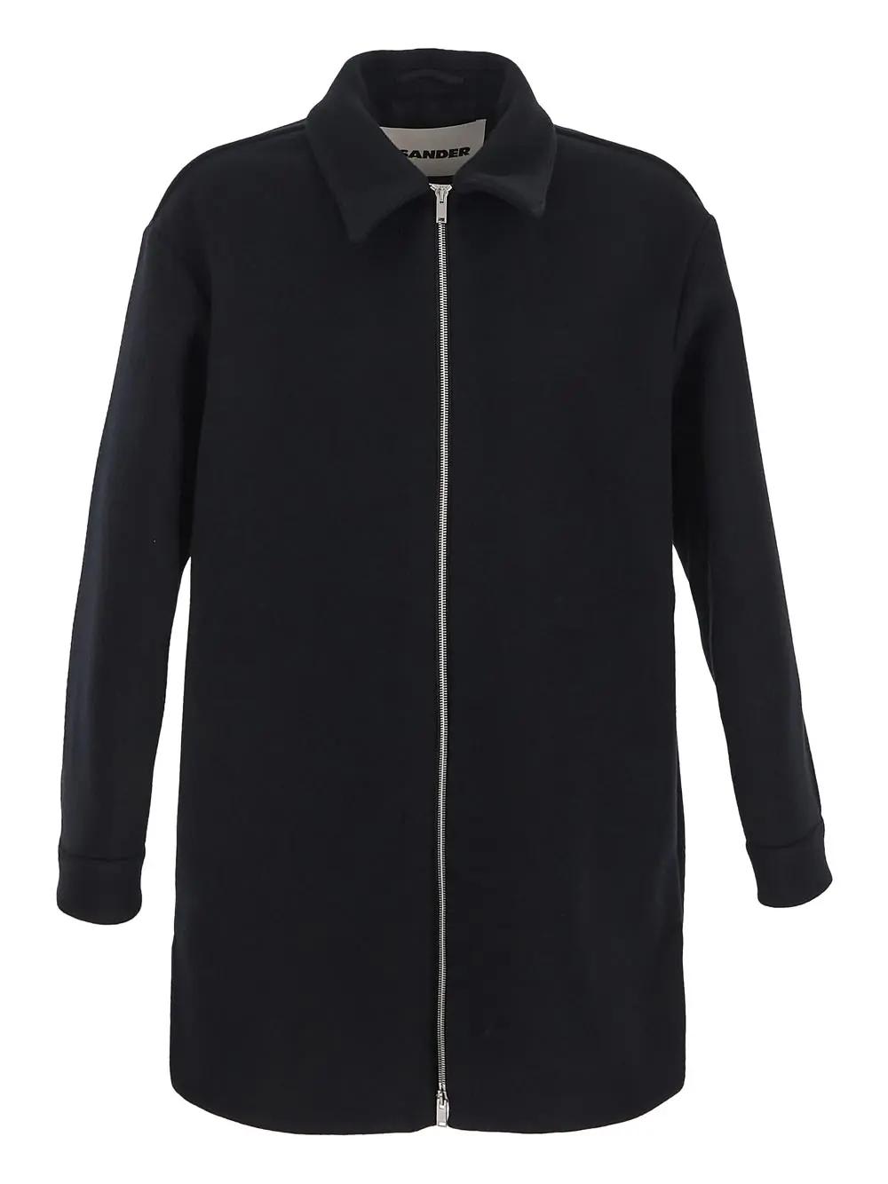 JIL SANDER RAW EDGE FELT JACKET