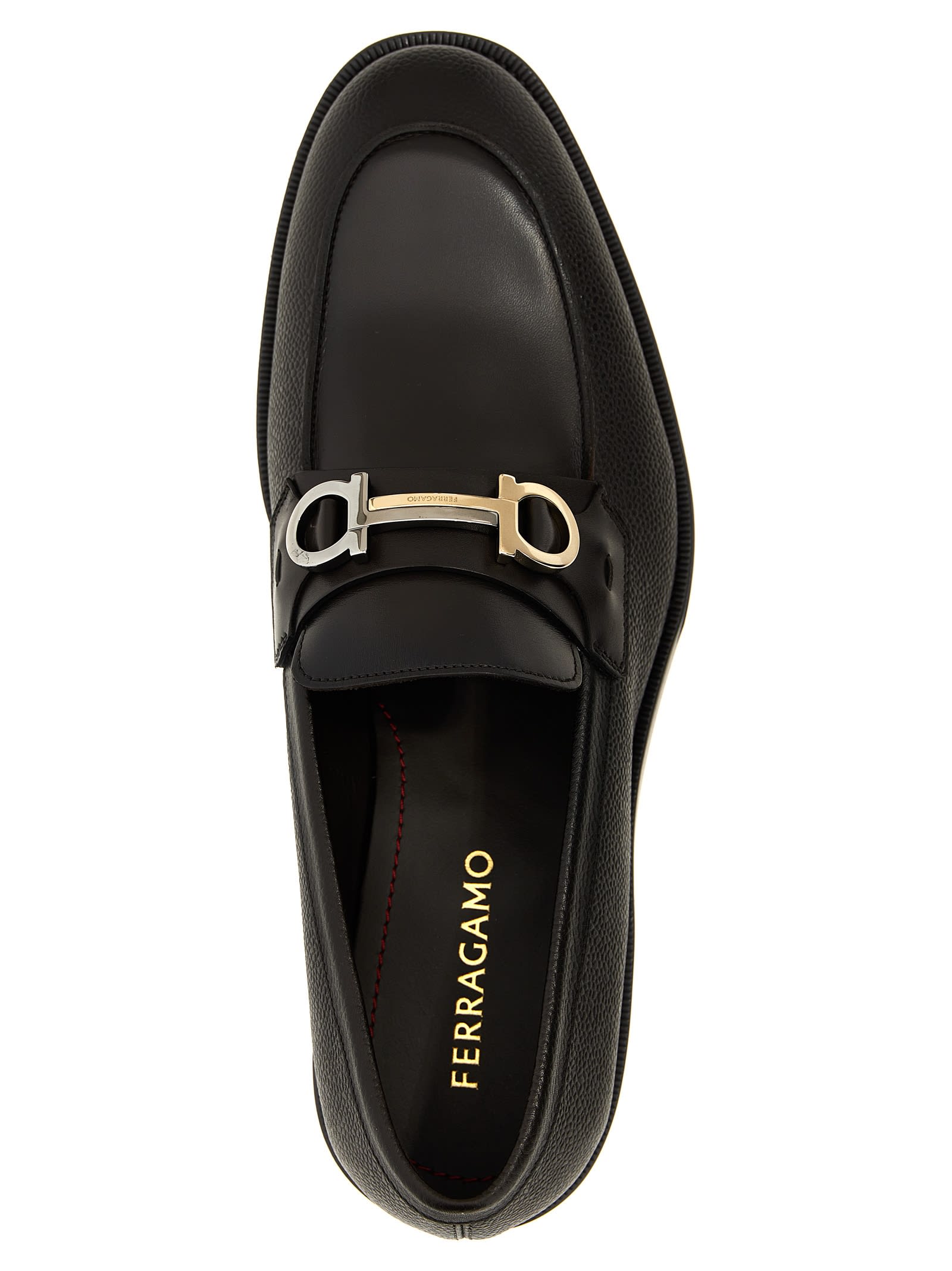 Ferragamo Benedict Loafers In Black