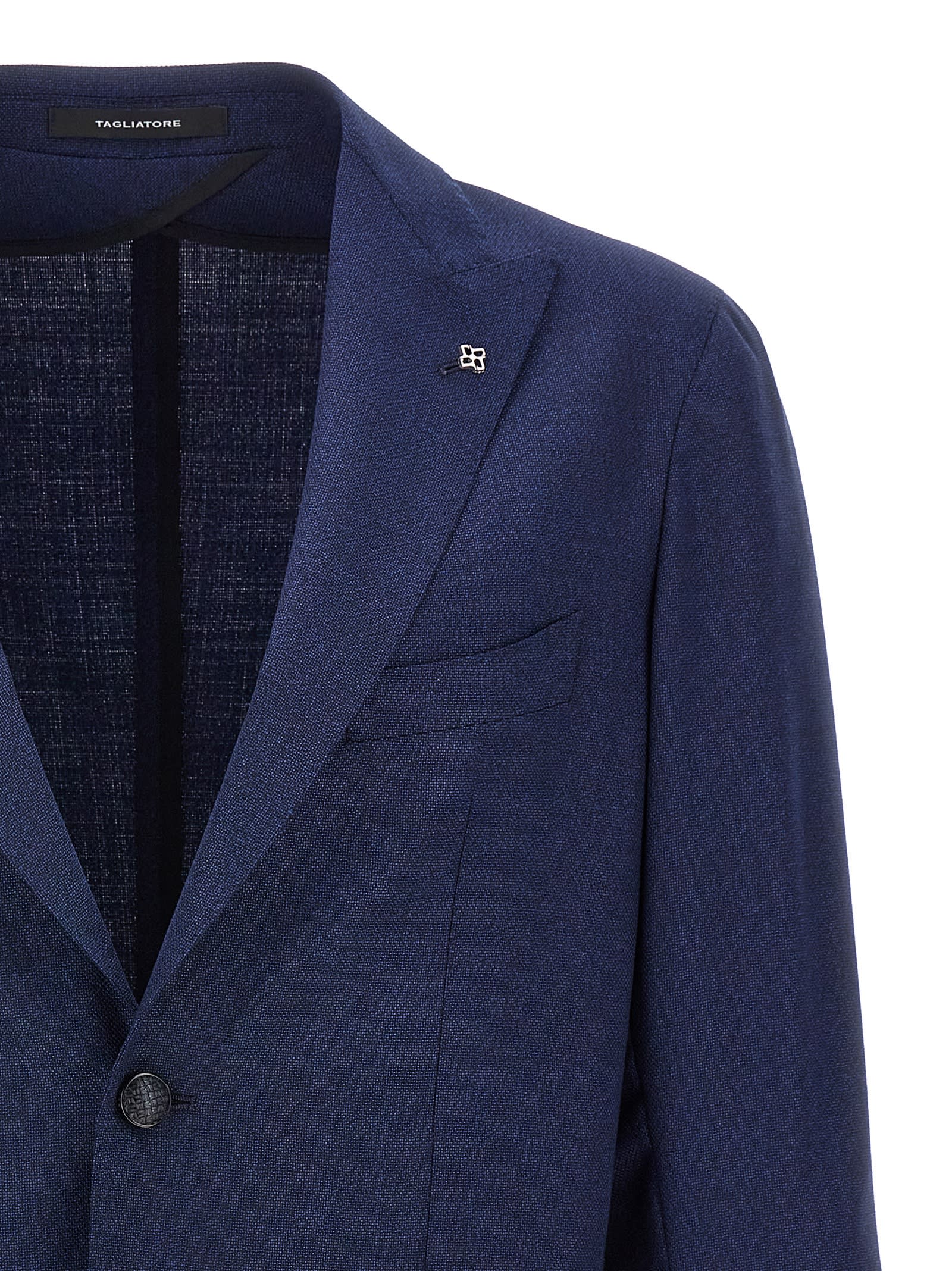 Shop Tagliatore Montecarlo Blazer In Blue