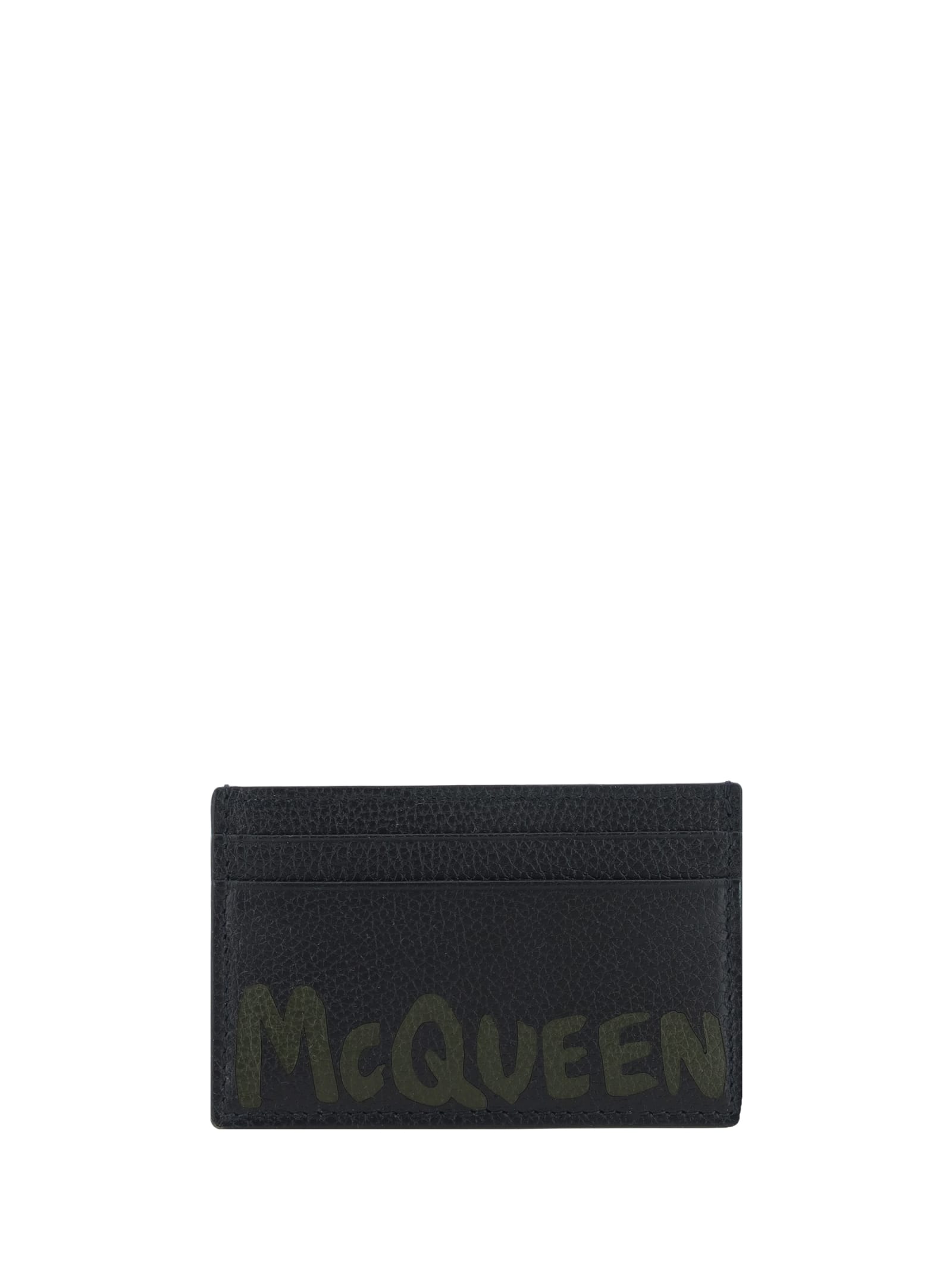 Alexander Mcqueen Card Holder In Black