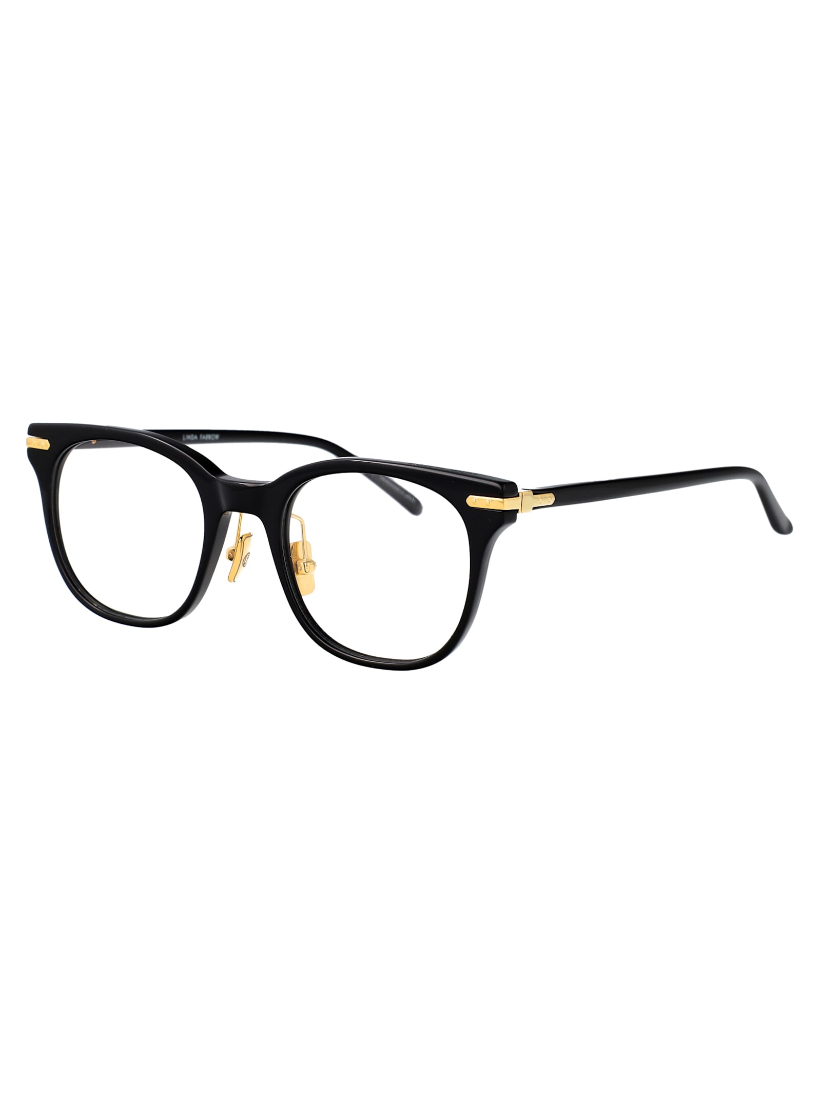 Linda Farrow Arch Glasses In Black