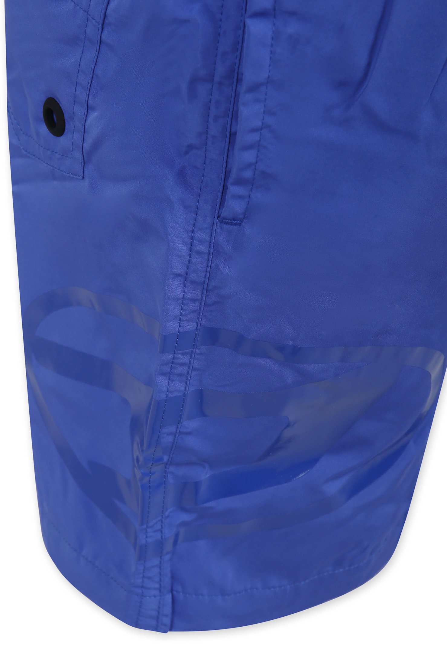 Diesel Blue Swim Shorts For Boy With Logo In Blue
