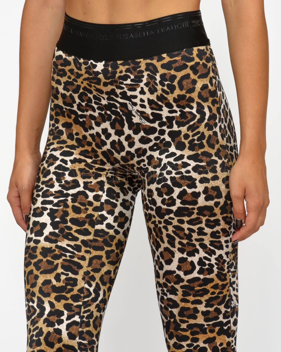 Shop Elisabetta Franchi Pantalone In Animalier