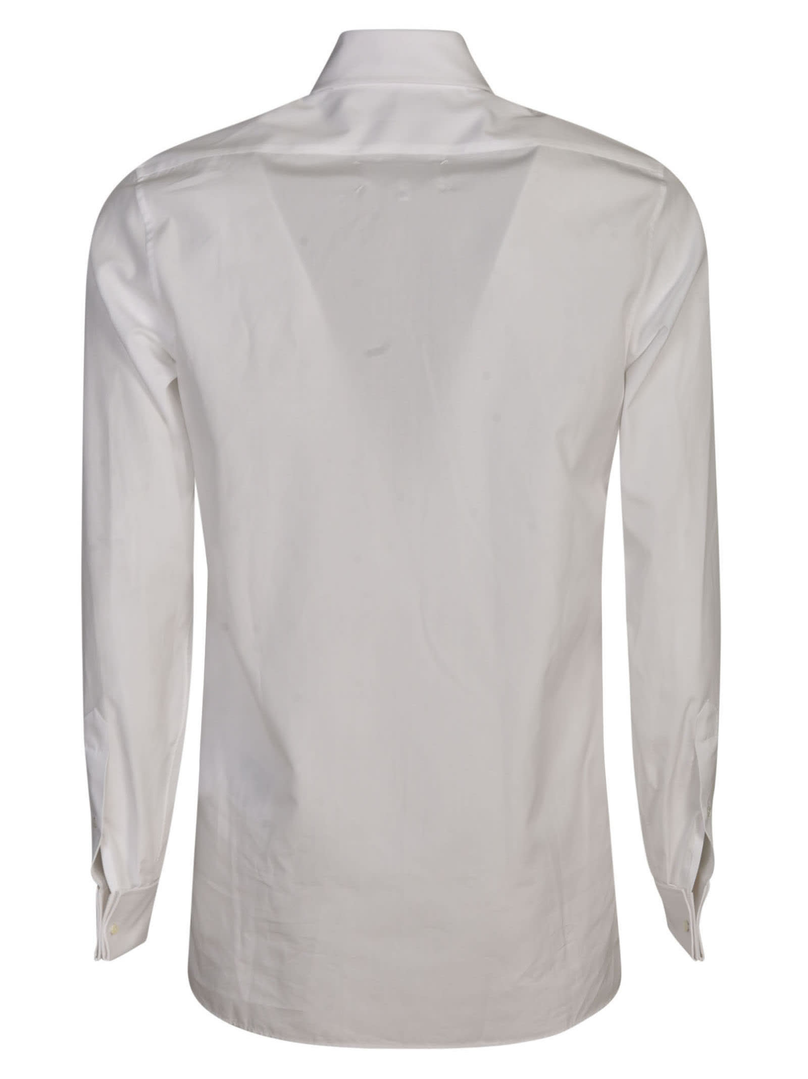 Shop Maison Margiela Long-sleeved Shirt In 100