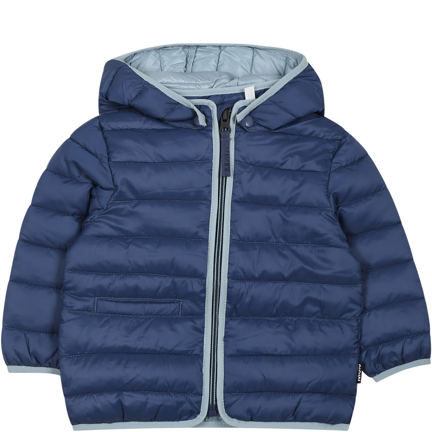 Molo Babies' Blue Down Jacket For Boy