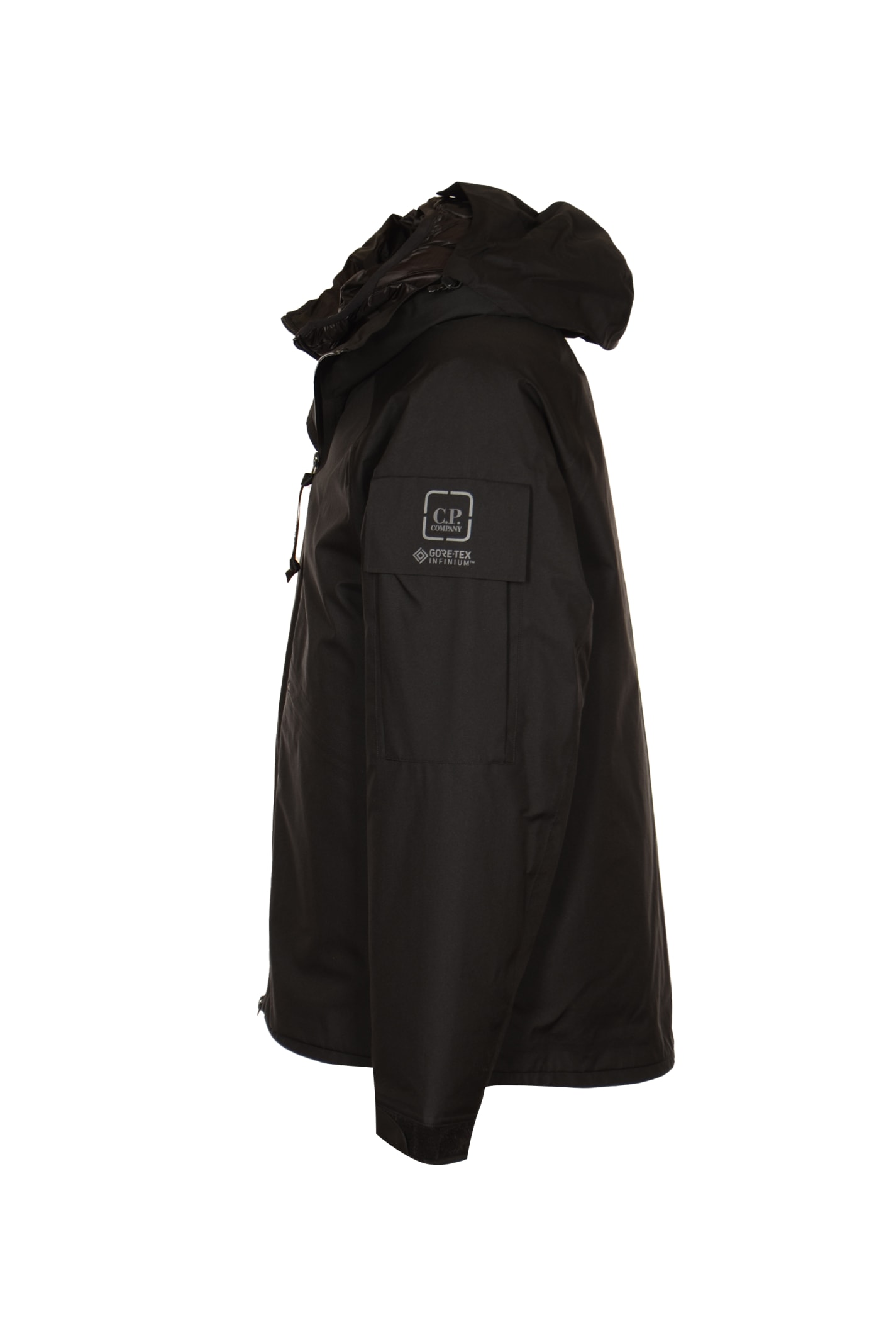 Shop C.p. Company Double-layered Jacket In Black