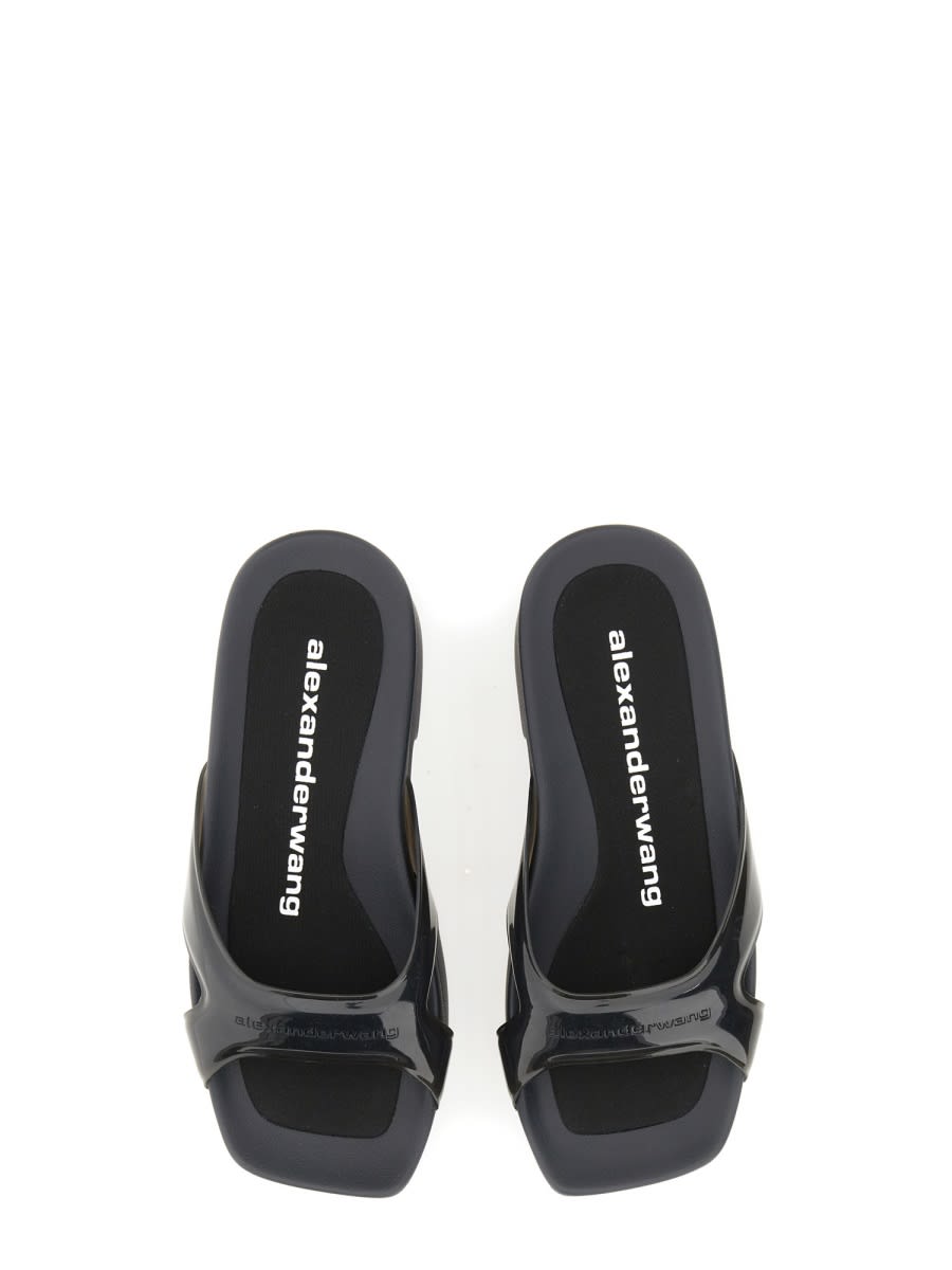 Alexander Wang Aw Sport Platform Slide In Thermoplastic In Black