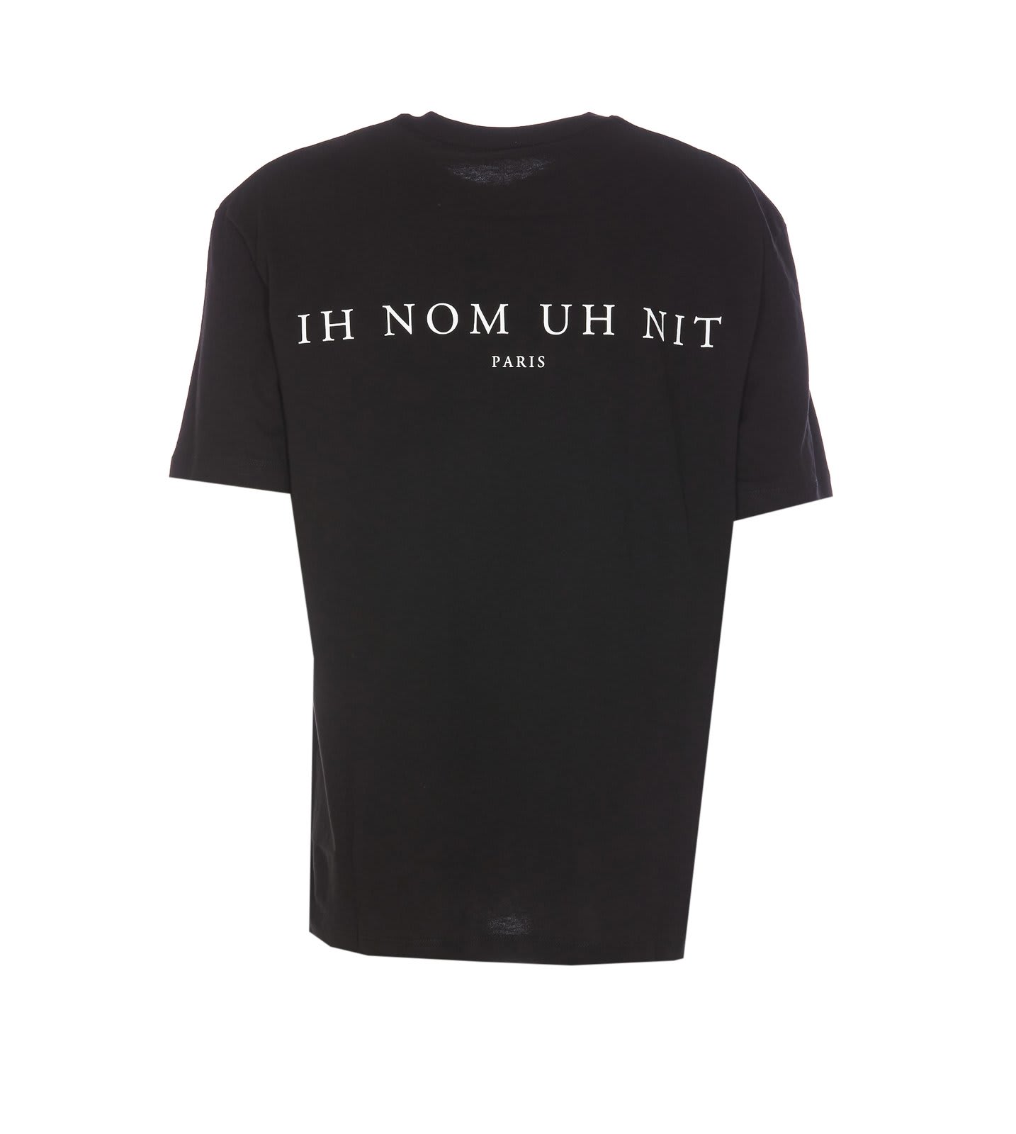 Shop Ih Nom Uh Nit Mask-printed Crewneck T-shirt In Black