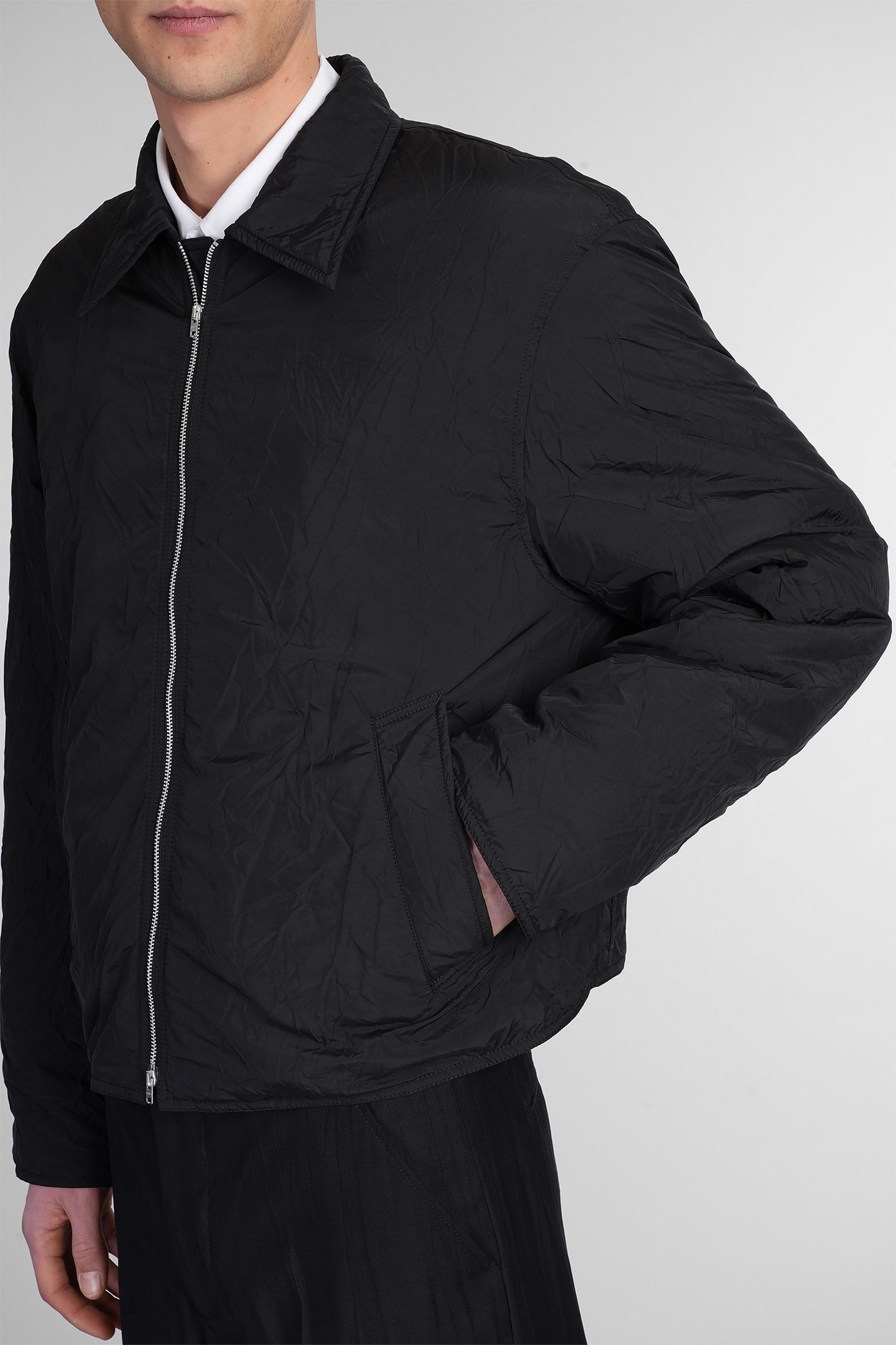 Our Legacy Collared Long Sleeves Side Pockets Jackets In Black