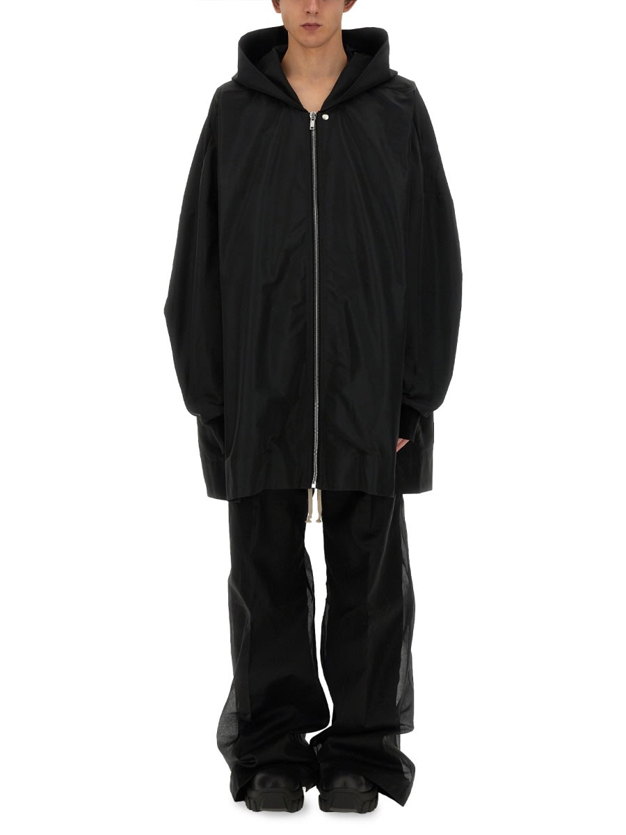 Shop Rick Owens Jumbo Peter Coat In Black