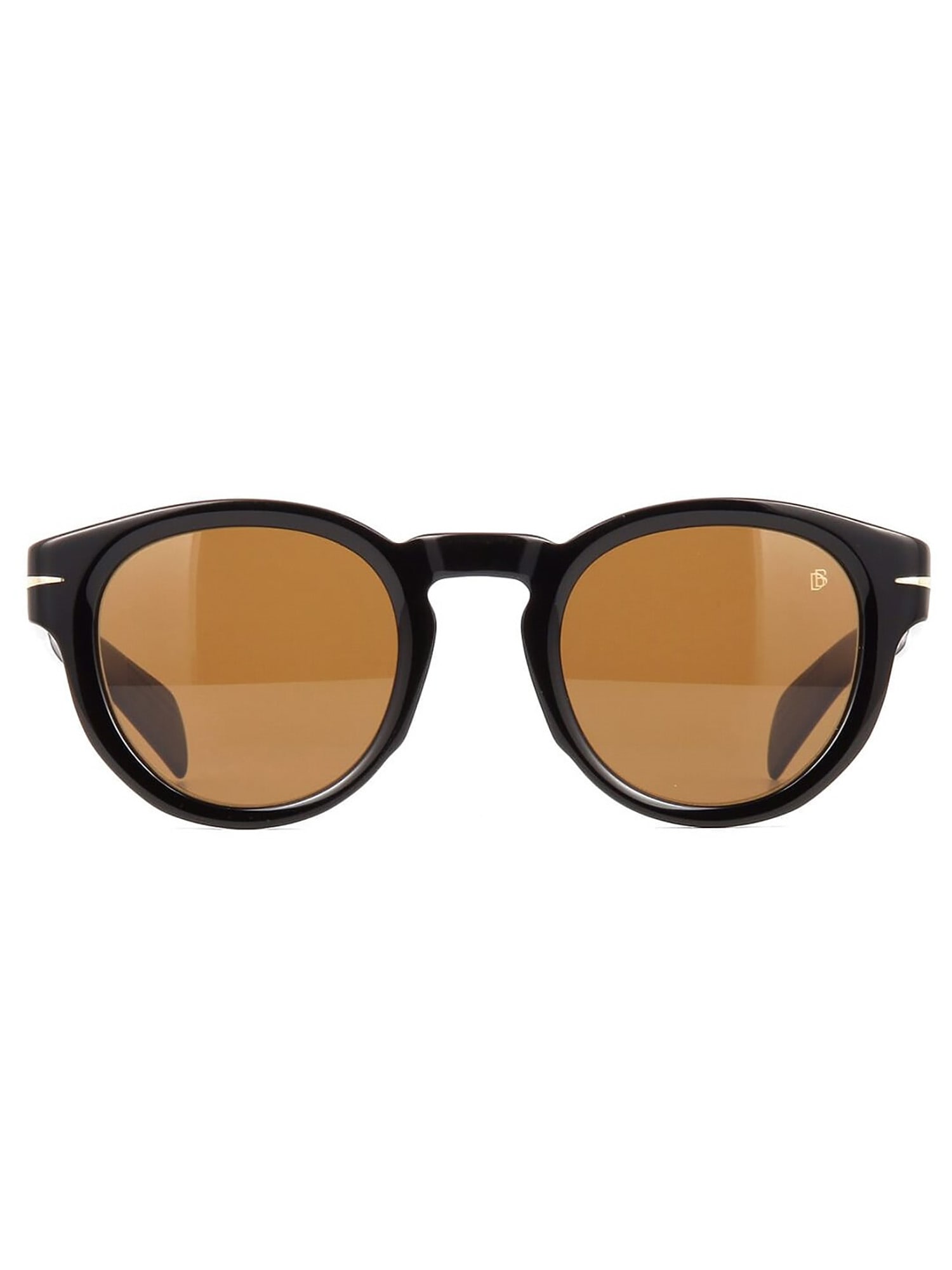 Shop Db Eyewear By David Beckham Db 7041/s Sunglasses In Black