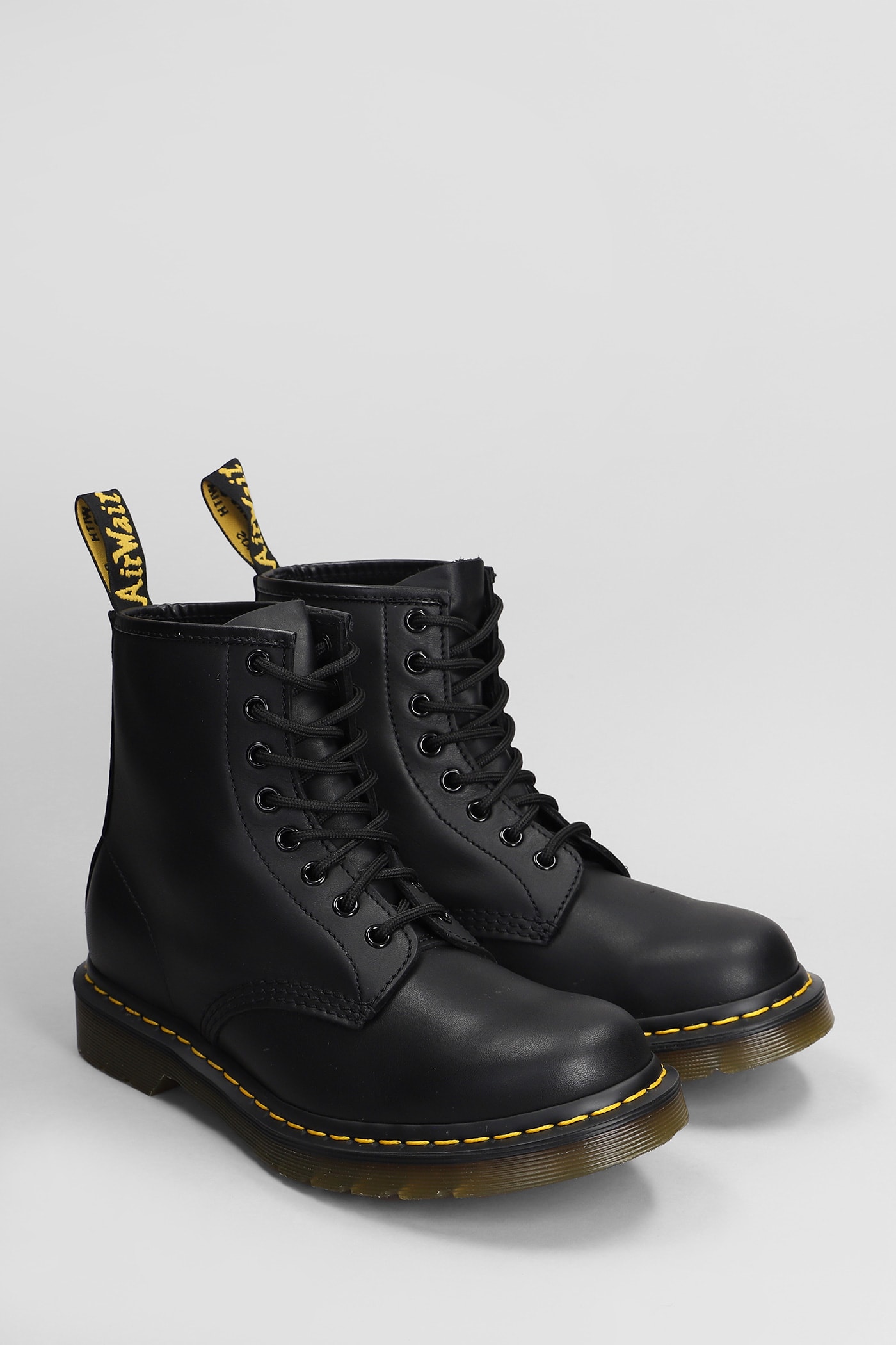 Shop Dr. Martens' 1460 Combat Boots In Black Leather