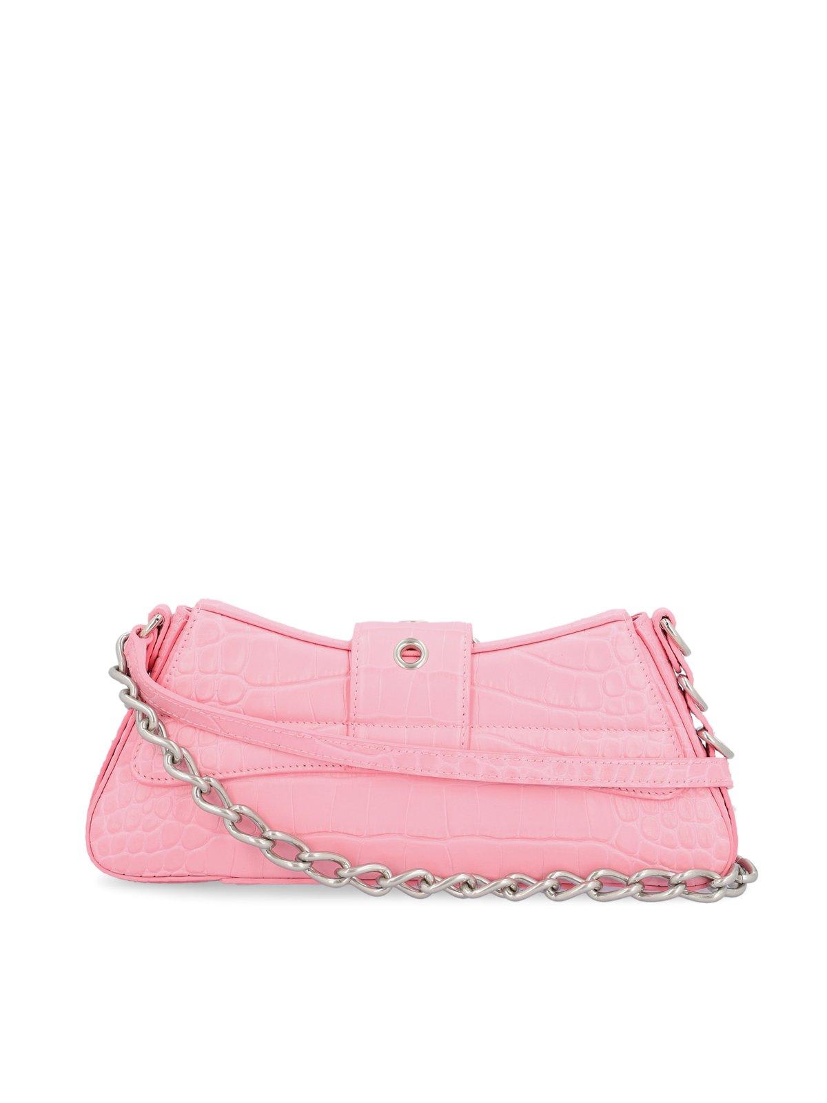 Shop Balenciaga Lindsay Small Shoulder Bag In Pink