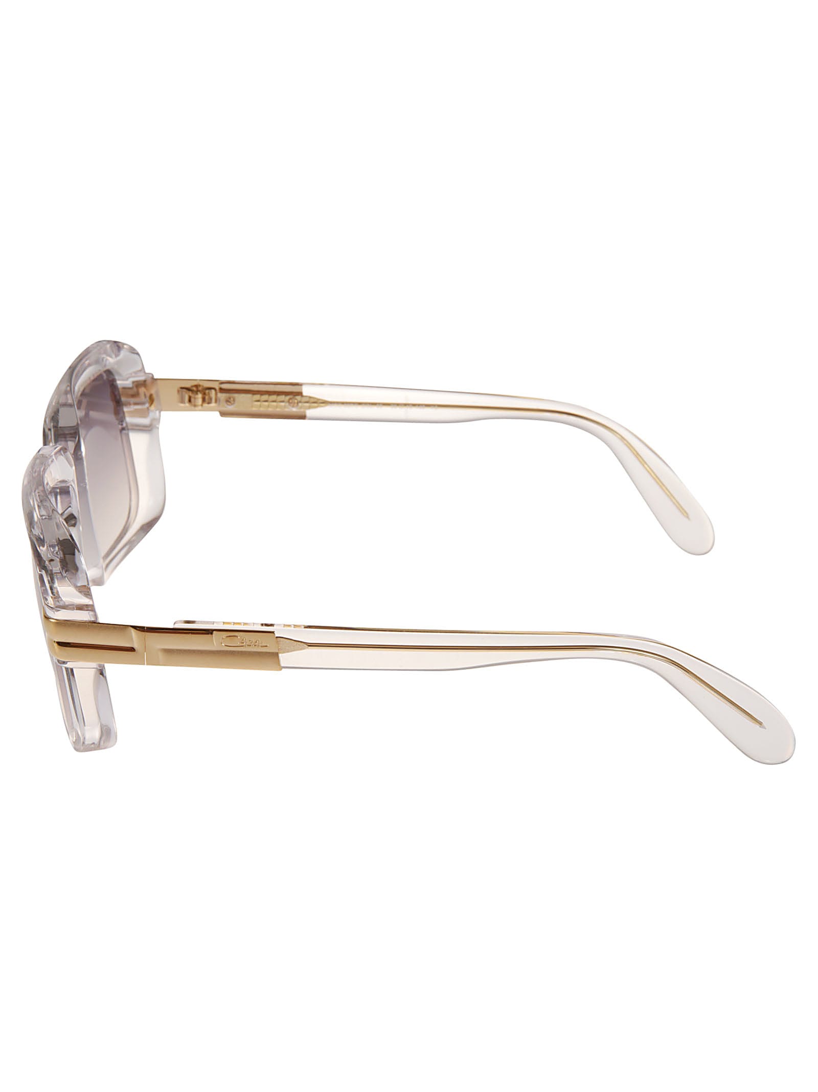 Cazal Square Transparent Frame Sunglasses In Mod 607/3