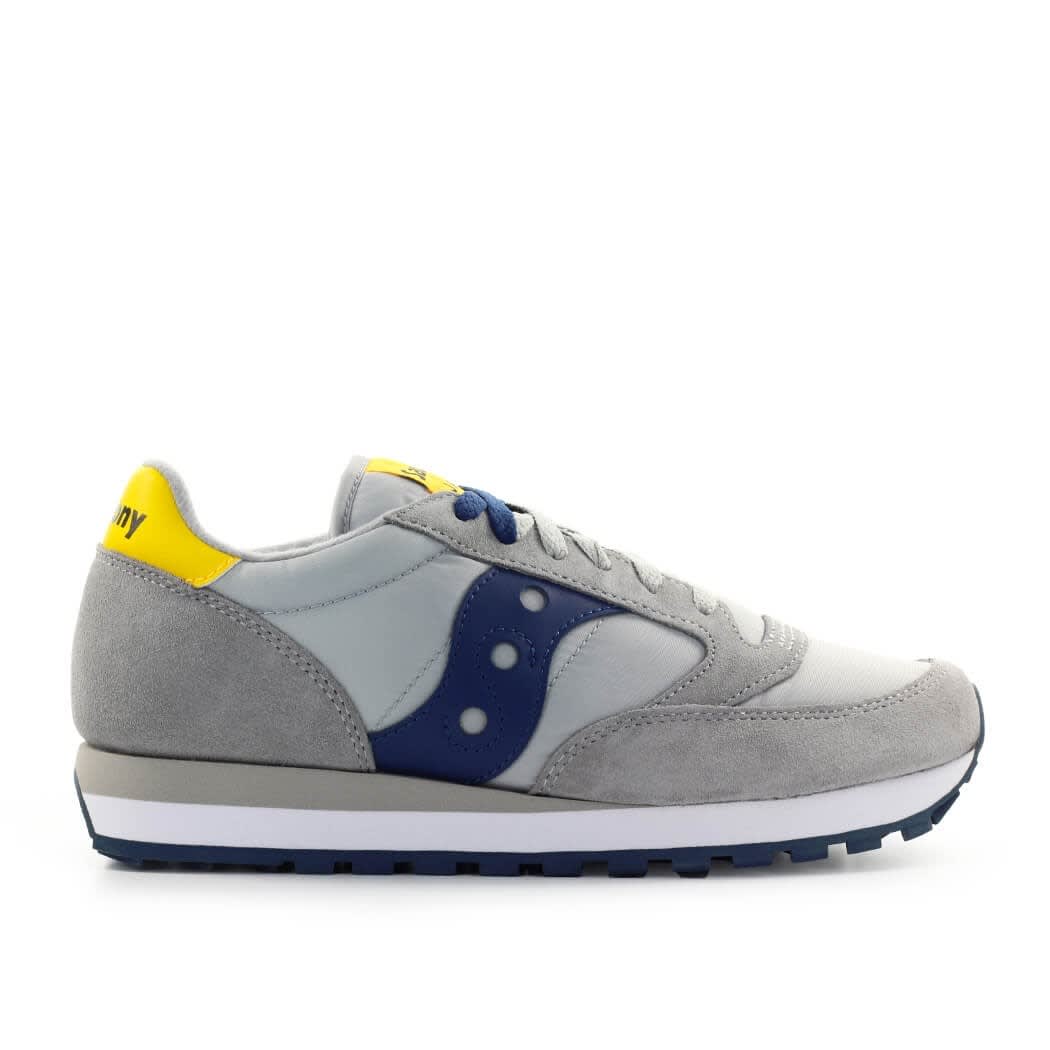 Saucony Jazz Grey Blue Yellow Sneaker